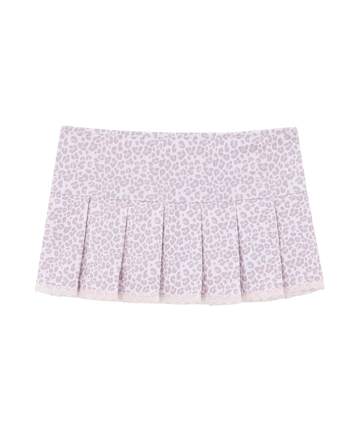 로잔느(ROSEANNE) Wish Micro Pleated Cover-Up Skirt (Mocha Leopard)
