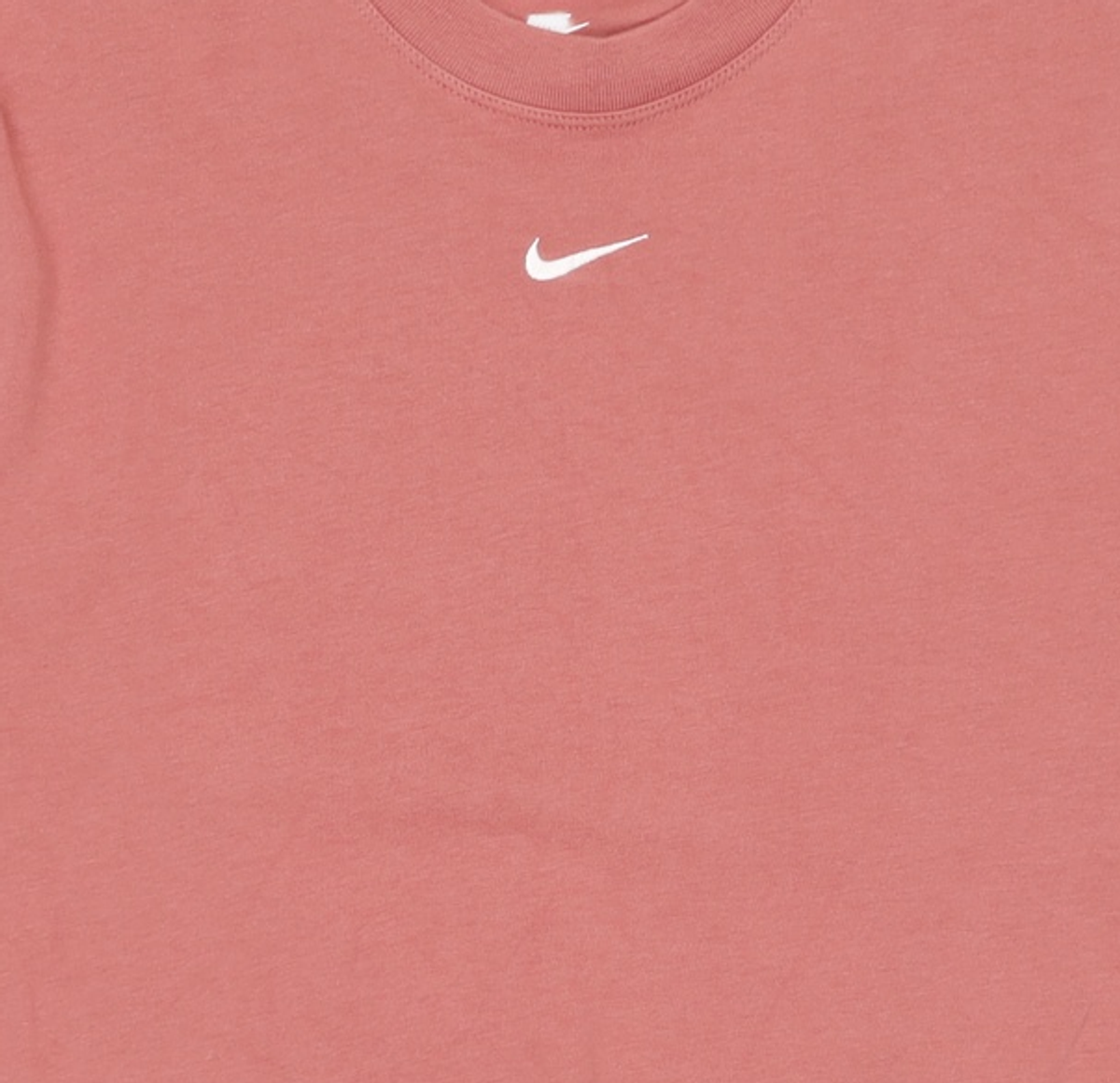 나이키(NIKE) 스포츠웨어 에센셜 박시 티셔츠 W - 캐년 핑크:화이트 / DD1238-634 S