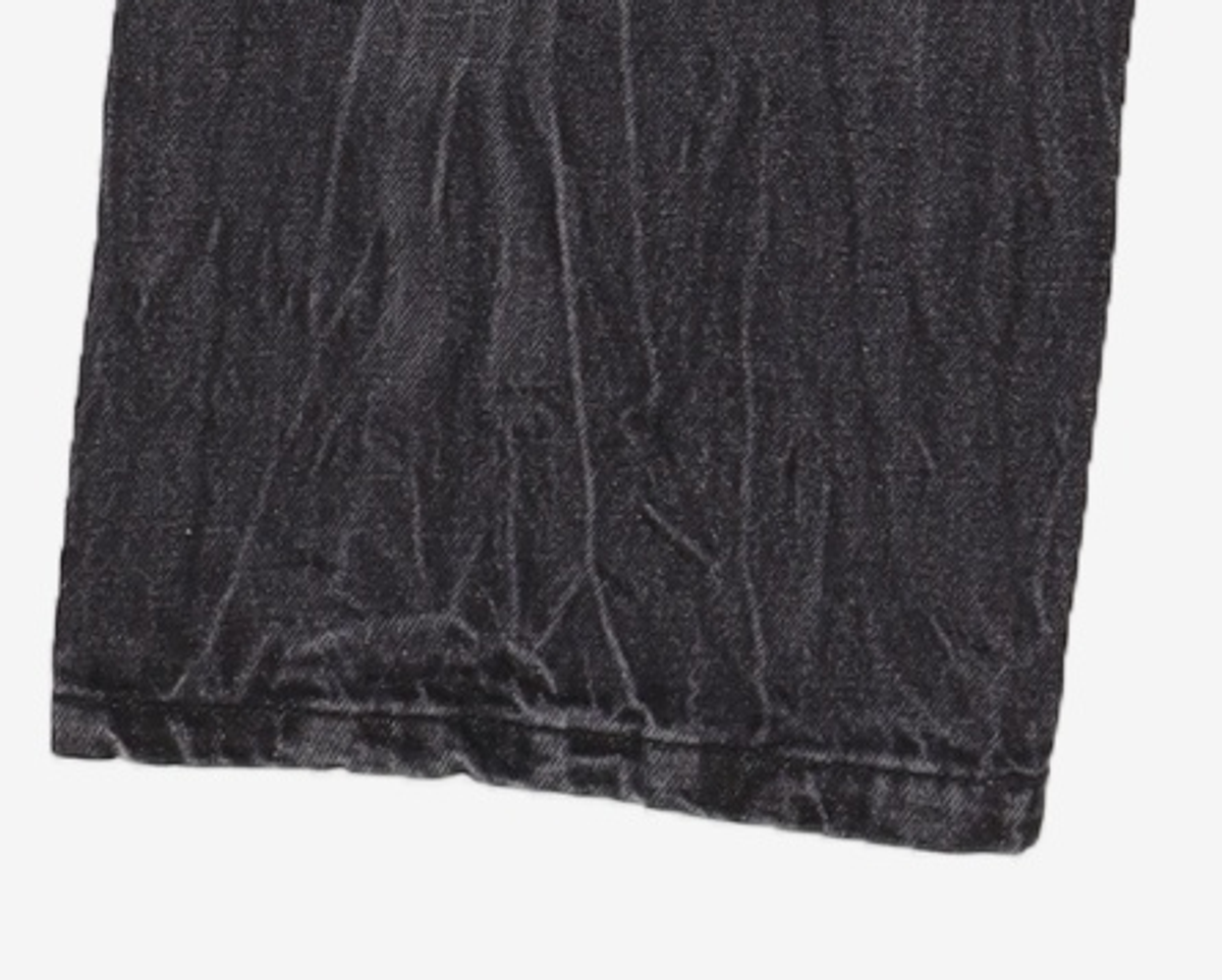 데케트(DECET) Mid Rise Wide Jeans DCPT027AshBlack 26