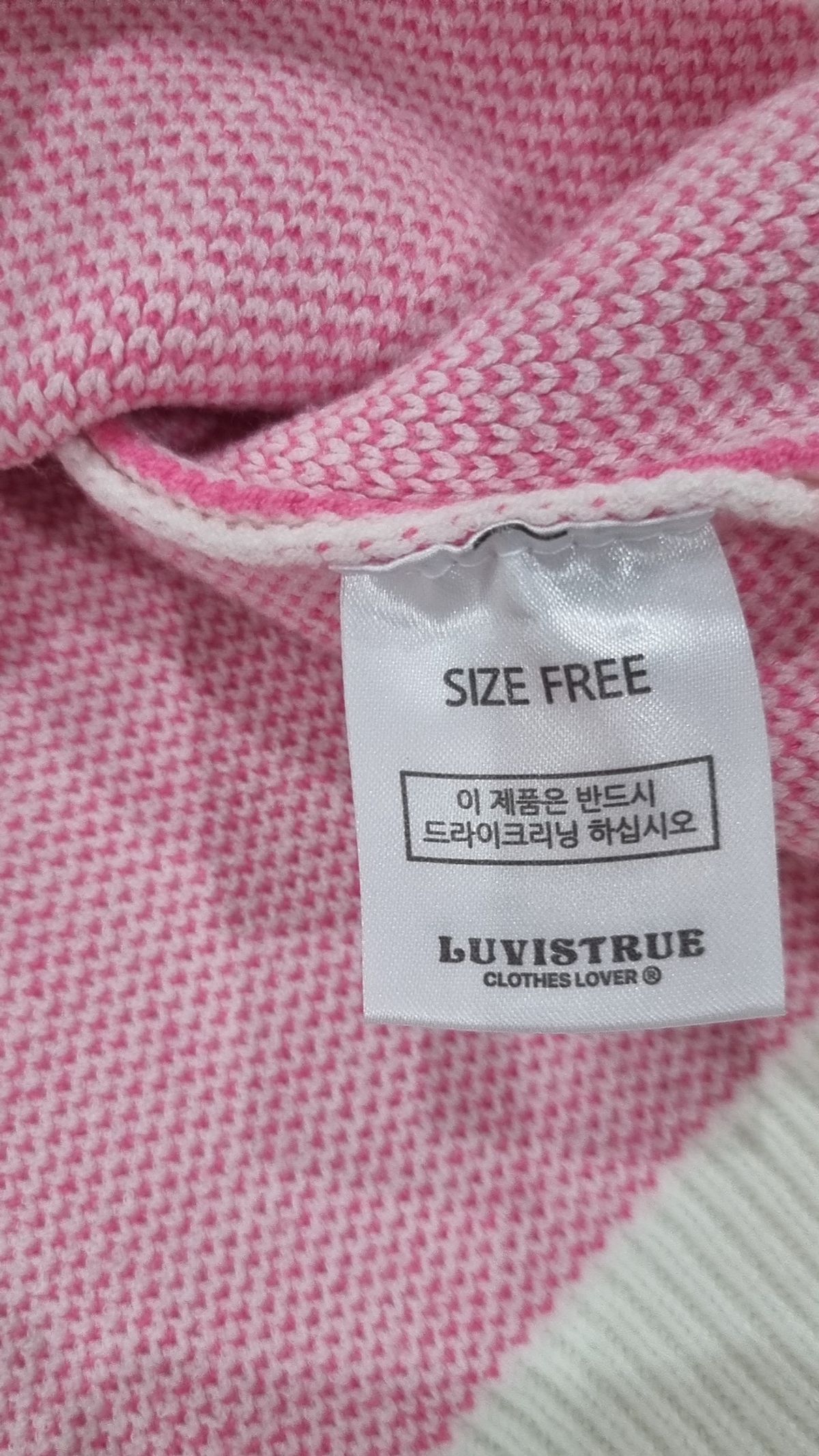 러브이즈트루(LUVISTRUE) 니트/스웨터 FREE