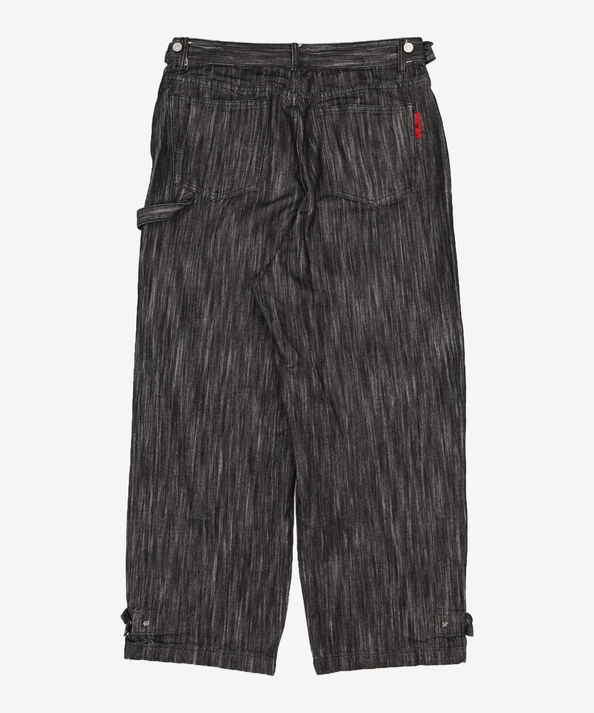기철(KICHUL) Hem button wide denim pants (raw black) L