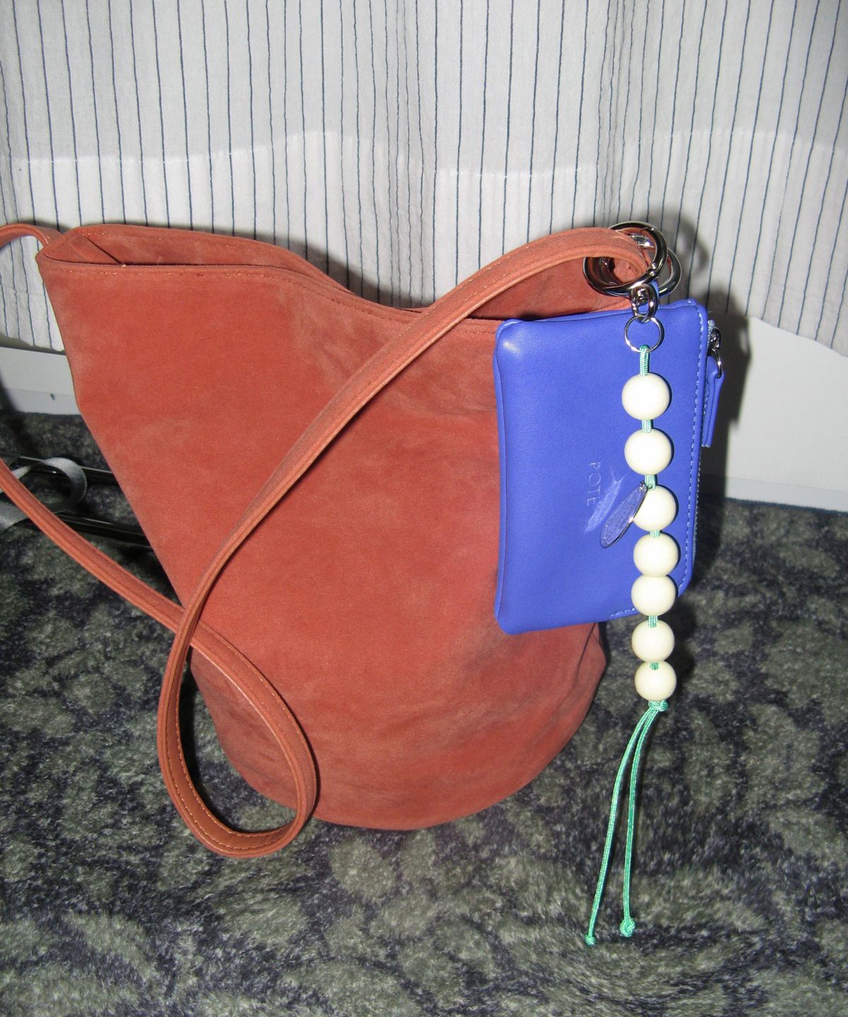 포테(POTE) 0016 Soft Bucket Bag_Terracotta
