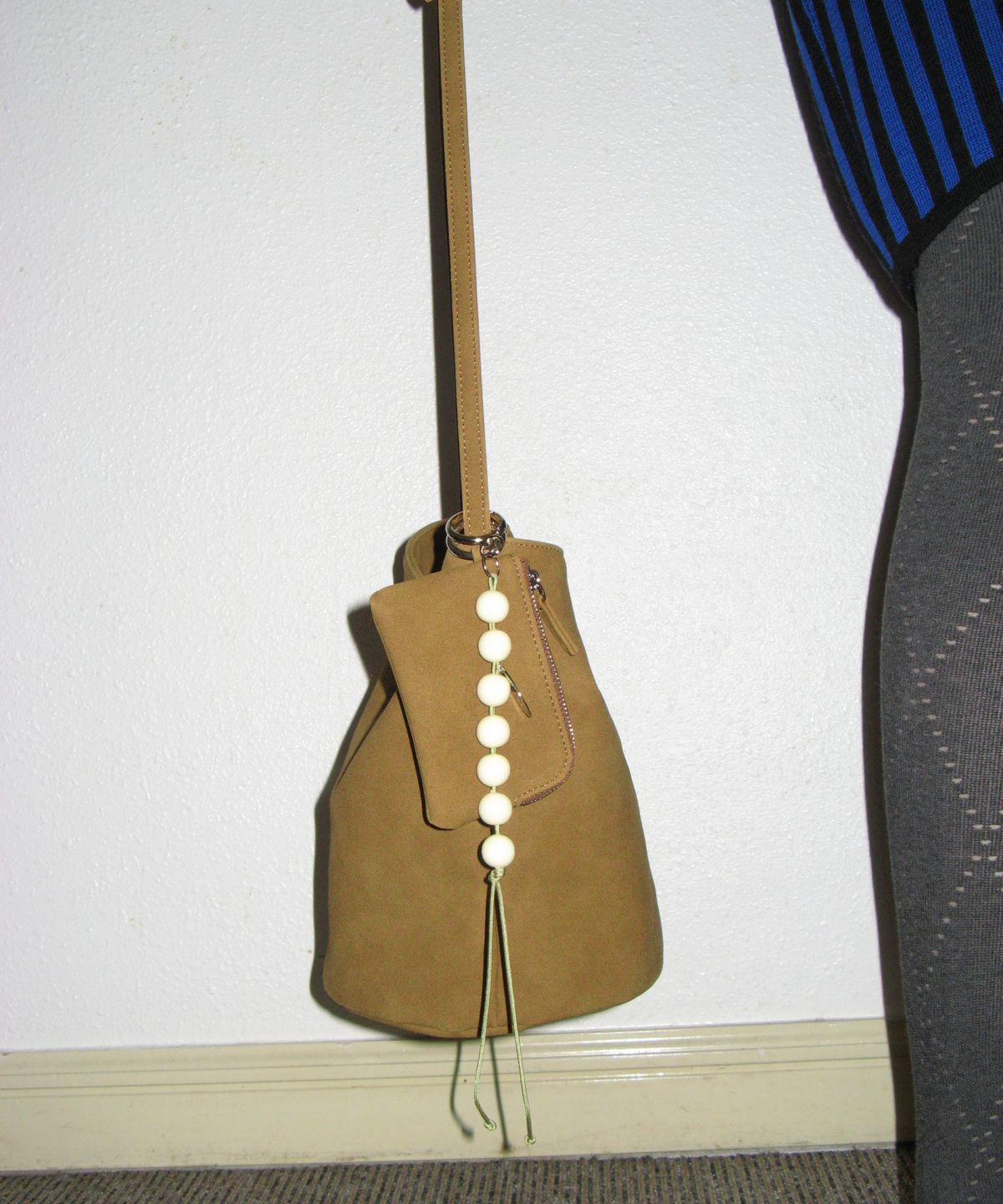 포테(POTE) [1차:9/18예약출고] 0016 Soft Bucket Bag_Camel