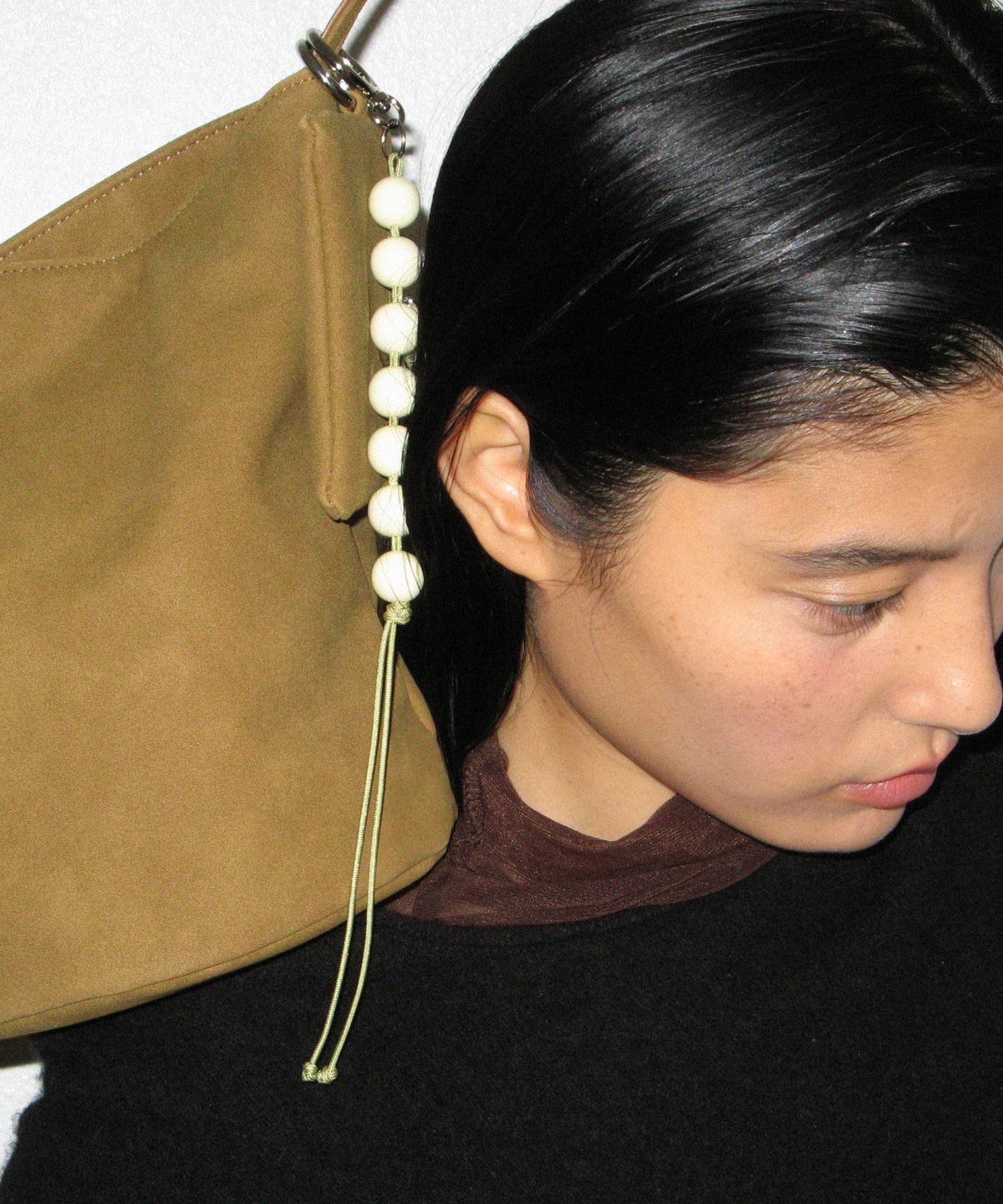 포테(POTE) [1차:9/18예약출고] 0016 Soft Bucket Bag_Camel