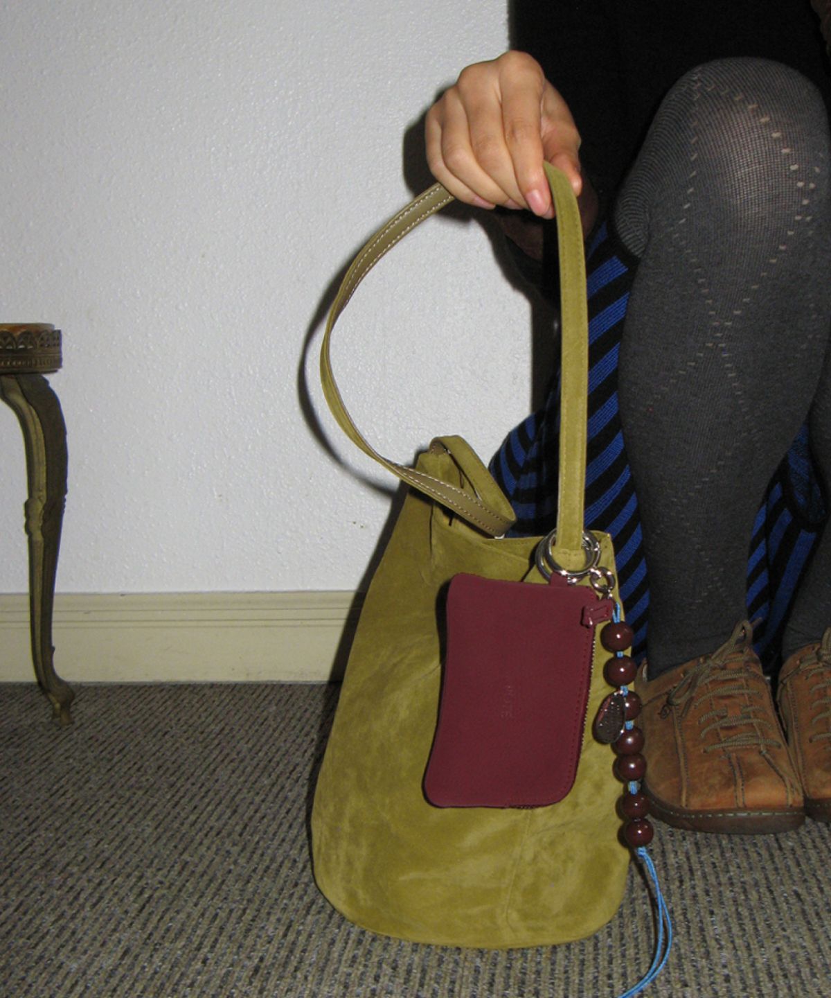 포테(POTE) [1차:9/18예약출고] 0016 Soft Bucket Bag_Olive