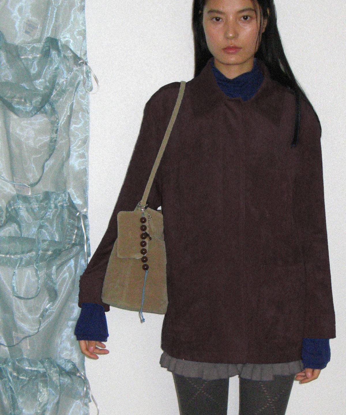 포테(POTE) [1차:9/18예약출고] 0016 Soft Bucket Bag_Sand