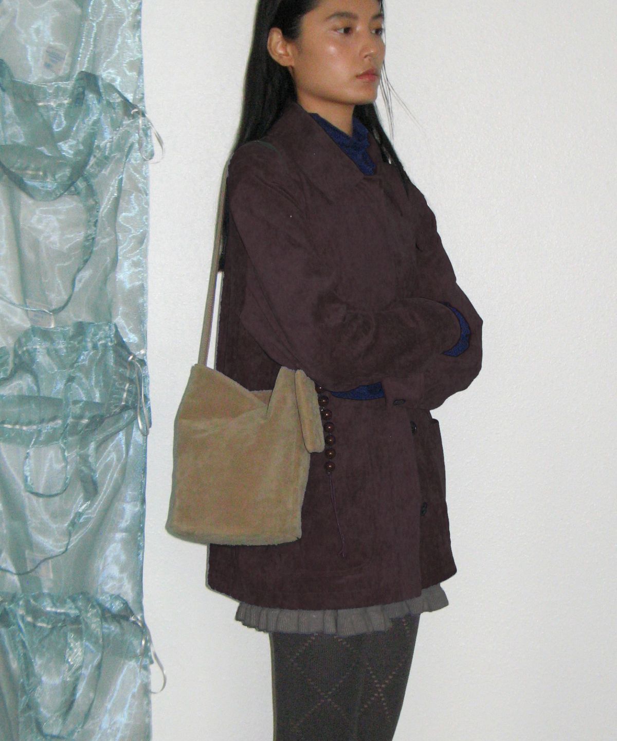 포테(POTE) [1차:9/18예약출고] 0016 Soft Bucket Bag_Sand