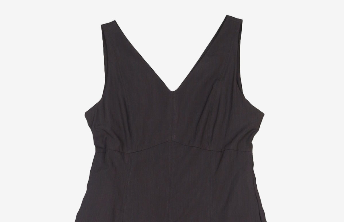 미쏘(MIXXO) 쿨 나시 브이넥 롱 원피스_MIWOWF520A L