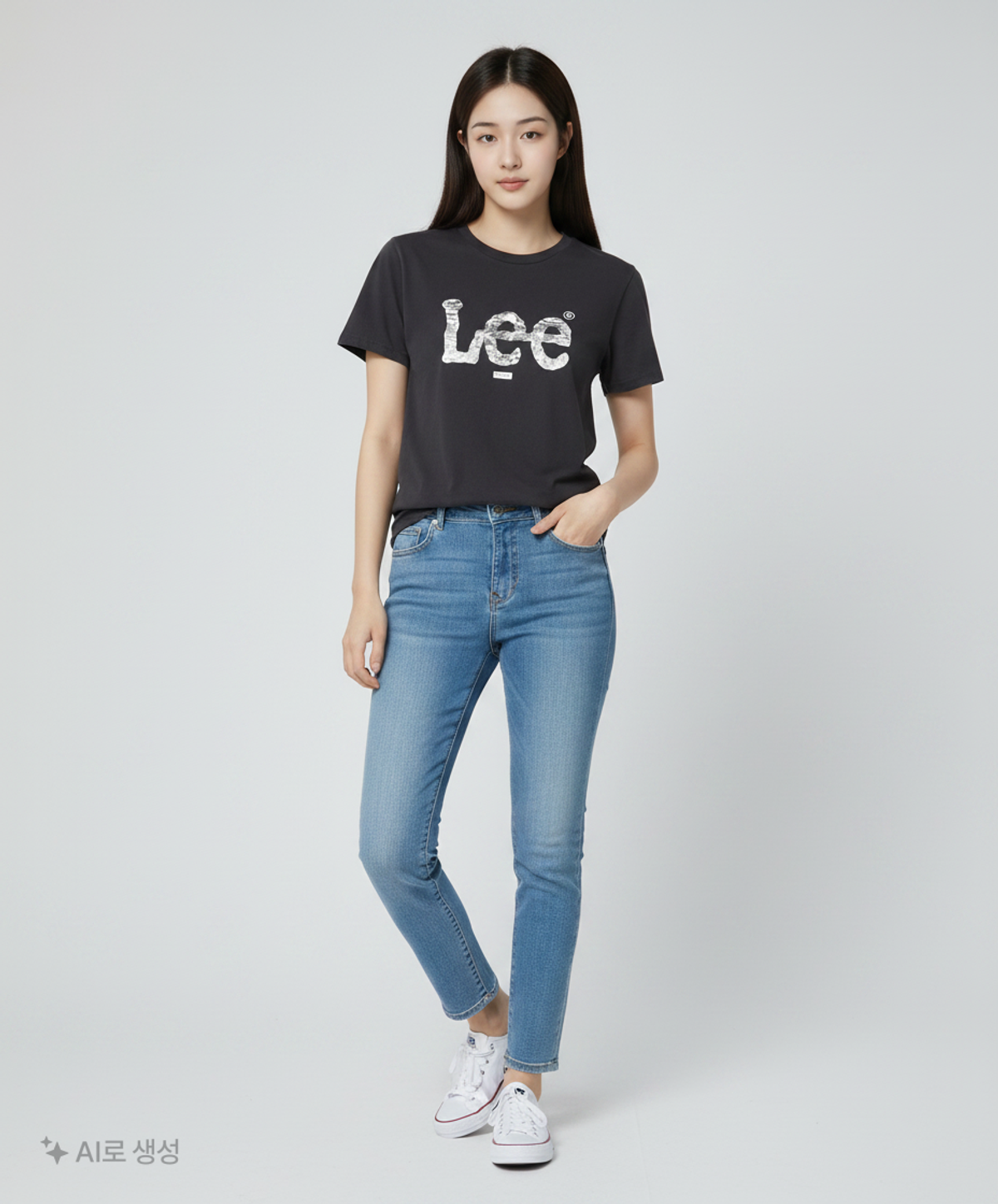 리(LEE) 반소매 티셔츠 S