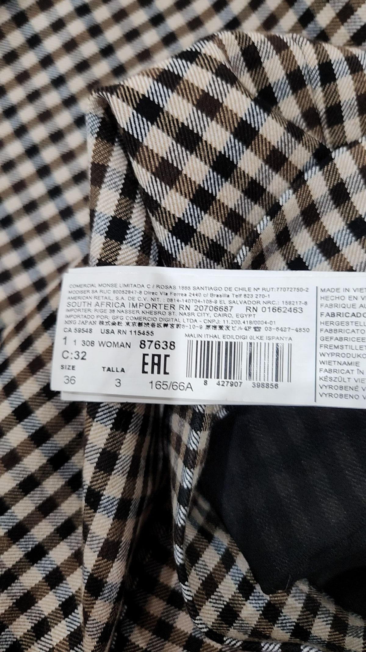 망고(MANGO) 미디스커트 36