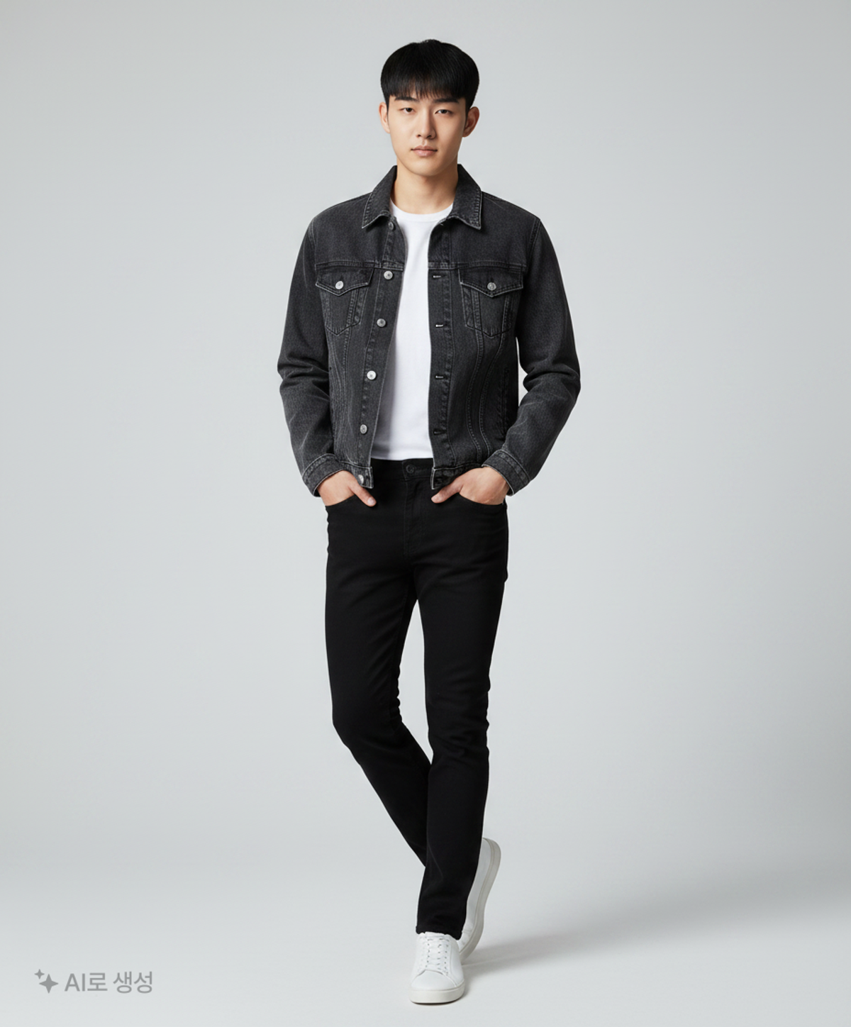 브랜디드(BRANDED) 데님/트러커 재킷 M