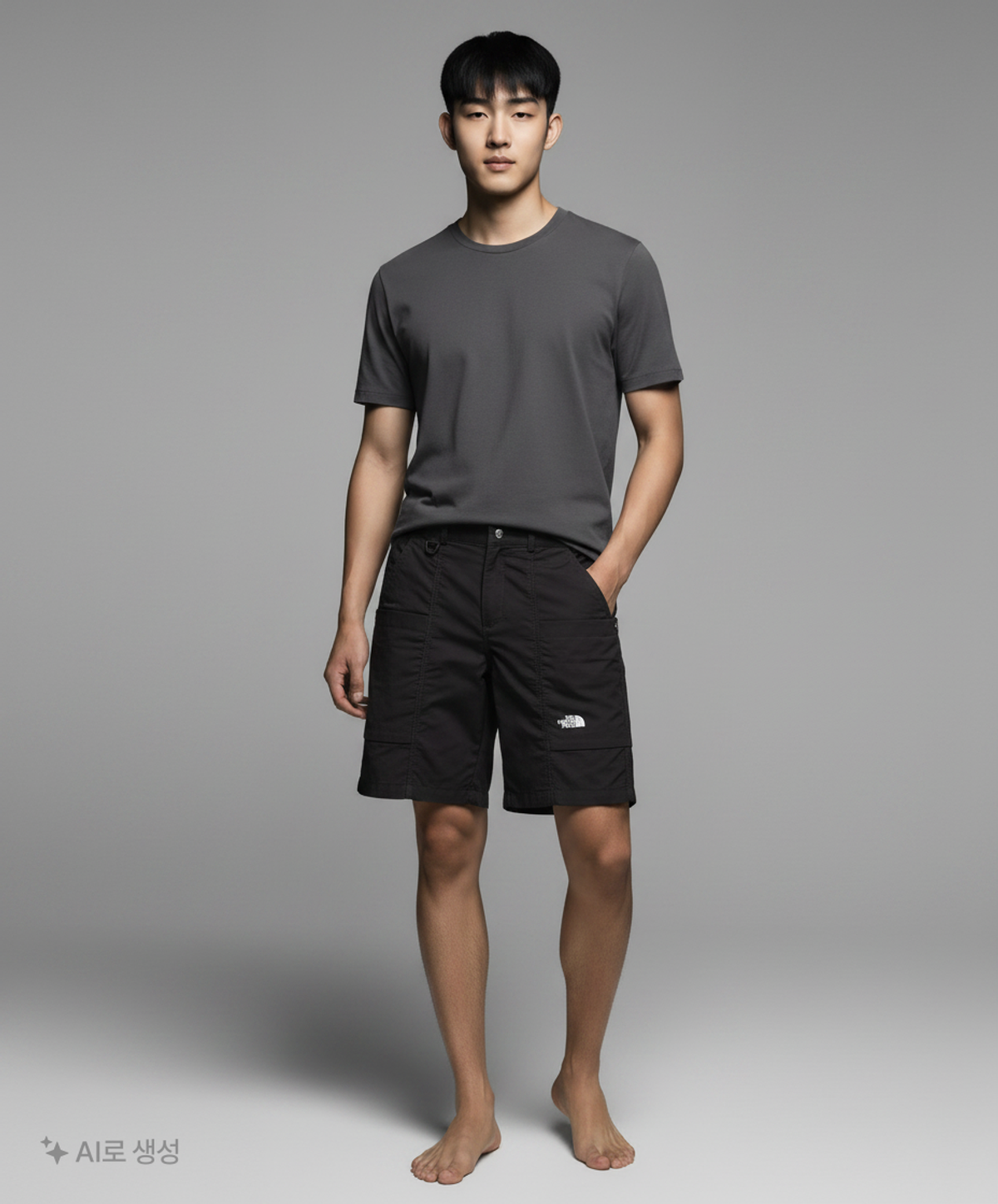 노스페이스(THE NORTH FACE) NS6NR02J 에브리데이 카고 쇼츠 BLACK 75