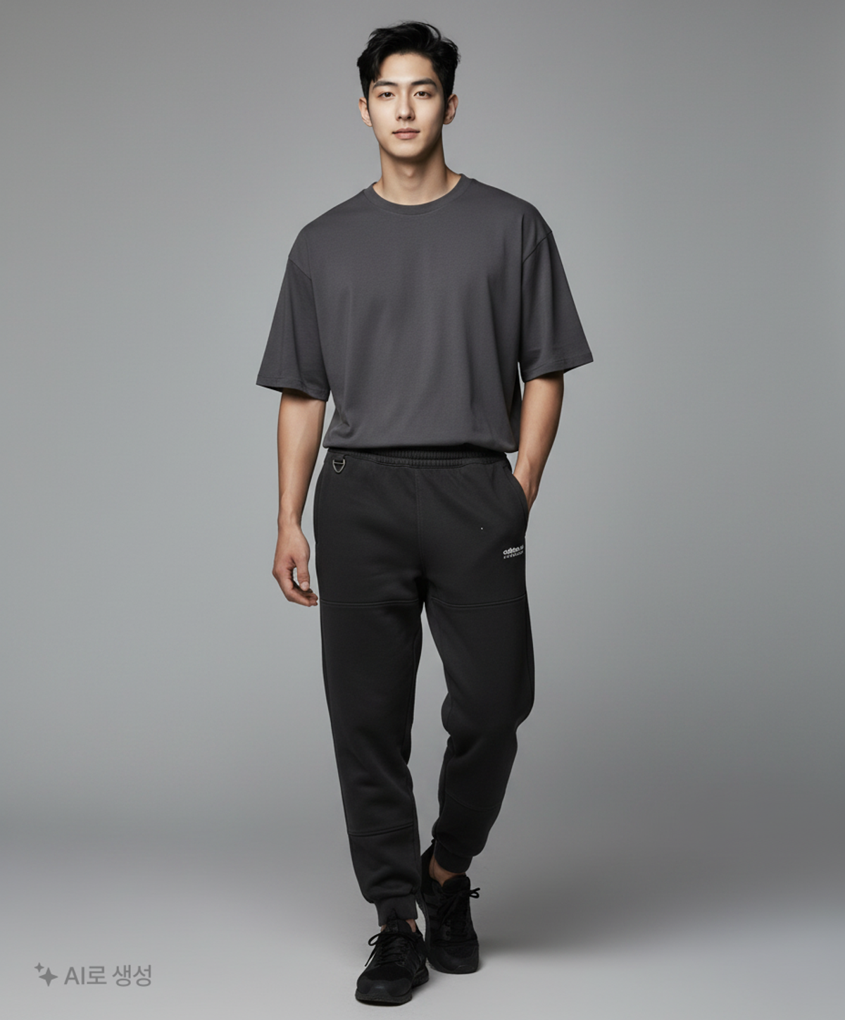 아디다스(ADIDAS) 어드벤쳐 스웨트 팬츠 - 블랙 / HK5001 L