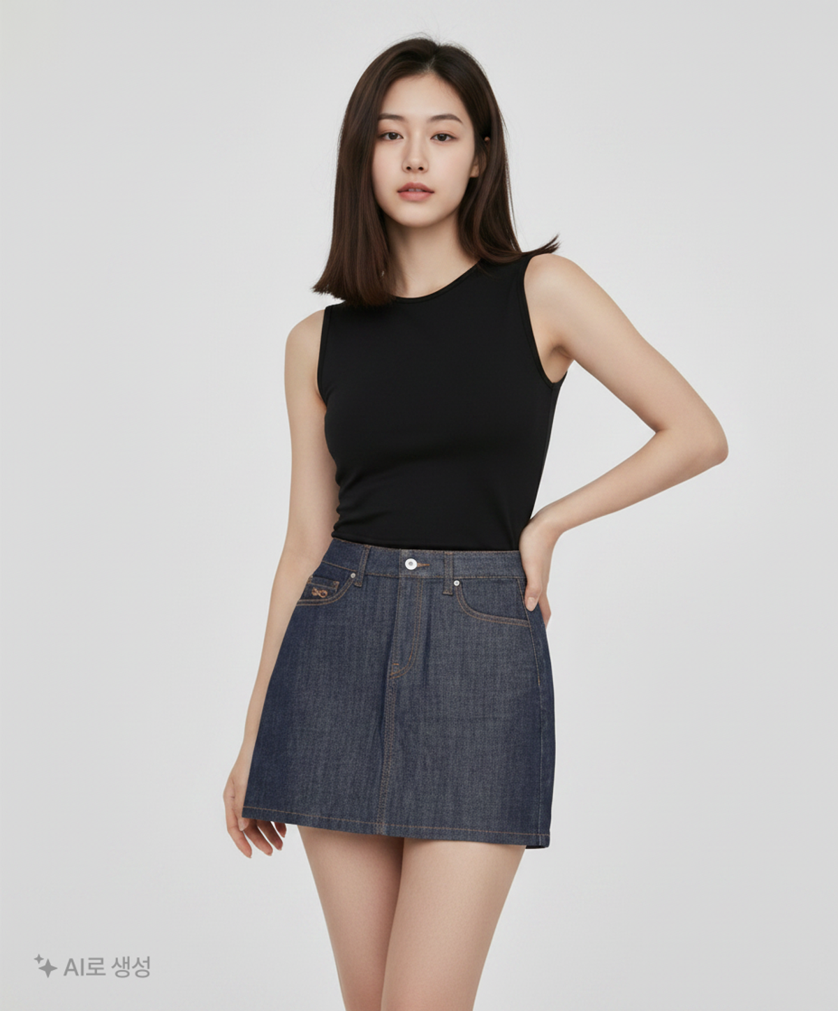 플랙(PLAC) 미니스커트 M