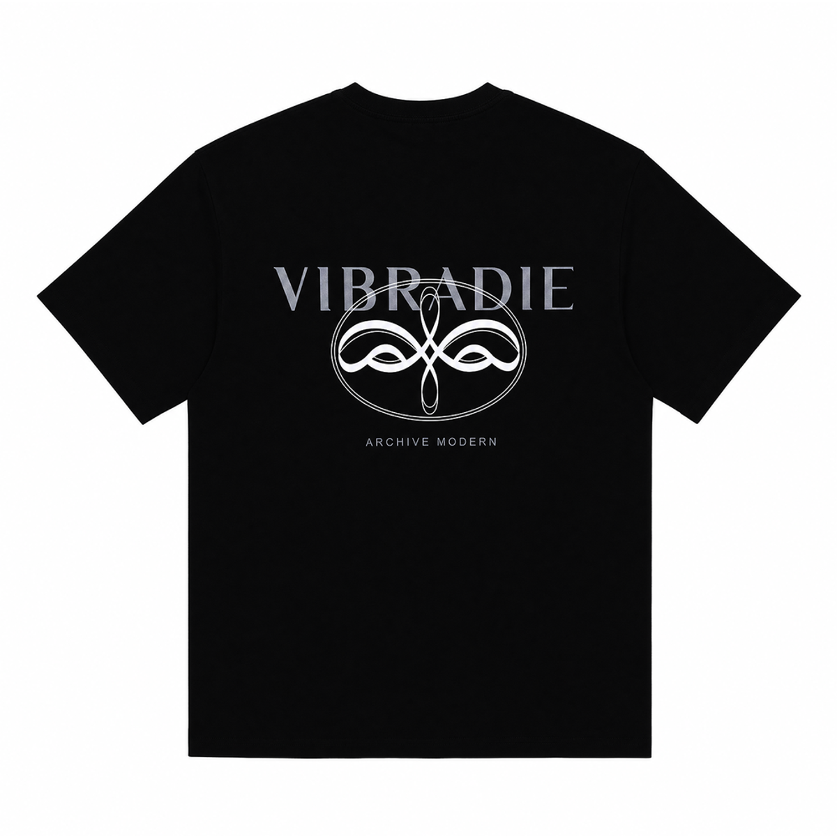 바이브라디(VIBRADIE) VB 로고 반팔 티셔츠 BK