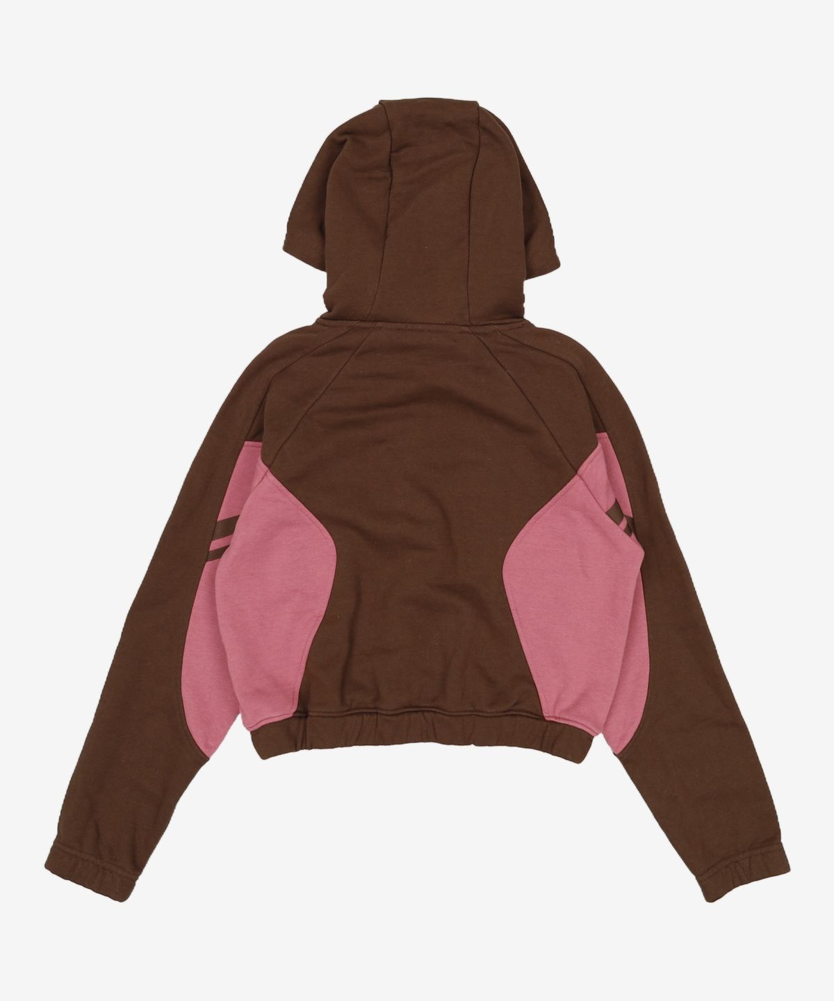 골라(GOLA) W TRACK BLOCK SWEAT HOODIE [BROWN] FREE