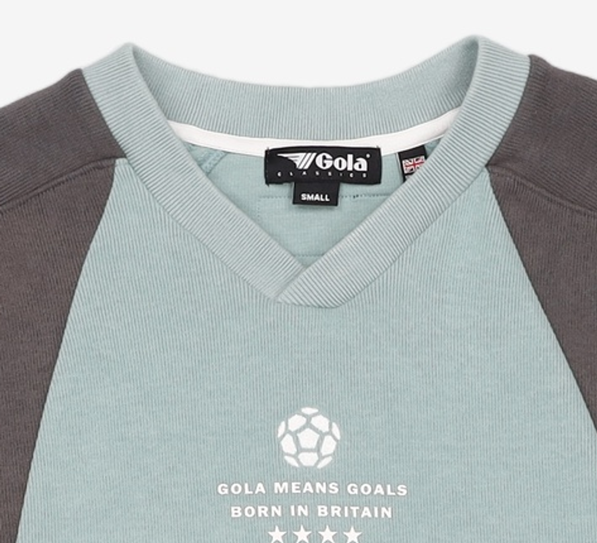 골라(GOLA) COLOR BLOCK SWEAT SHIRTS [MINT] S