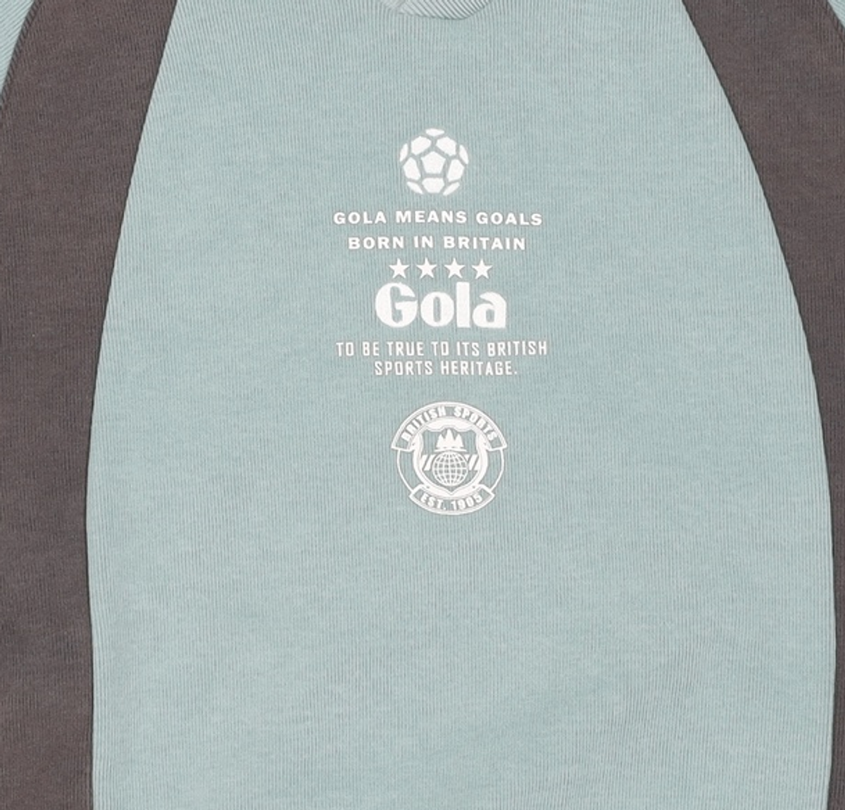 골라(GOLA) COLOR BLOCK SWEAT SHIRTS [MINT] S