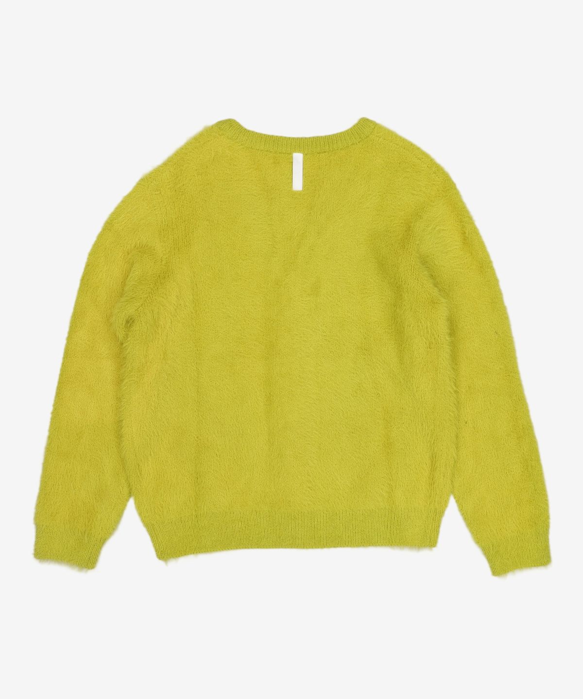 노매뉴얼(NOMANUAL) BULKY HAIRY CARDIGAN - OLIVE S