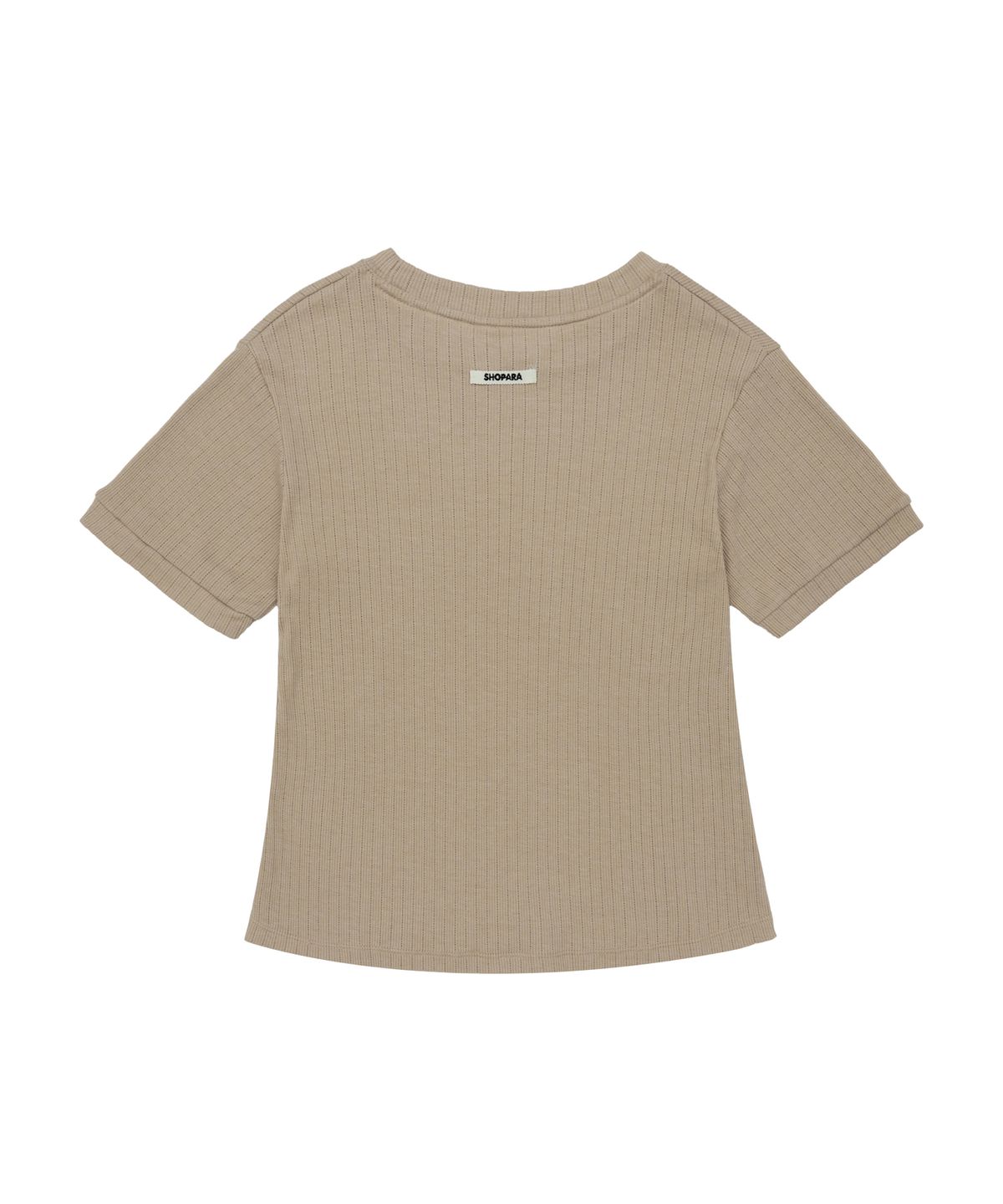샵아라(SHOP,ARA) 포인텔 레이어드 티셔츠_베이지