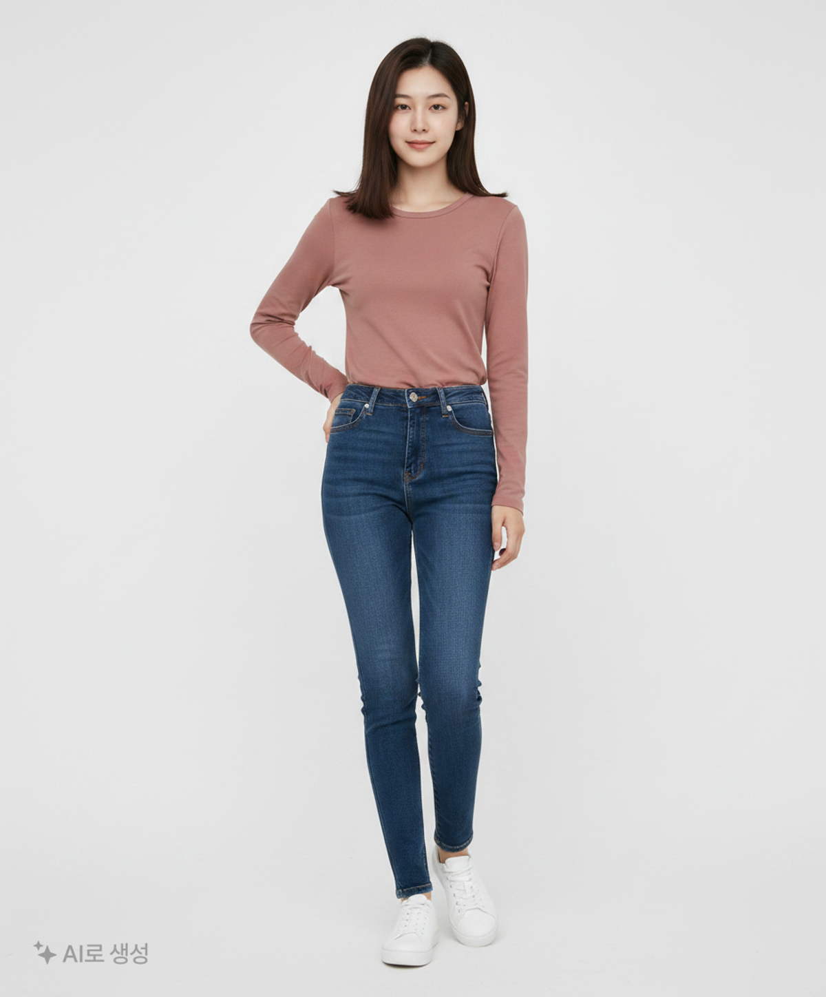 무신사 스탠다드(MUSINSA STANDARD) 긴소매 티셔츠 S