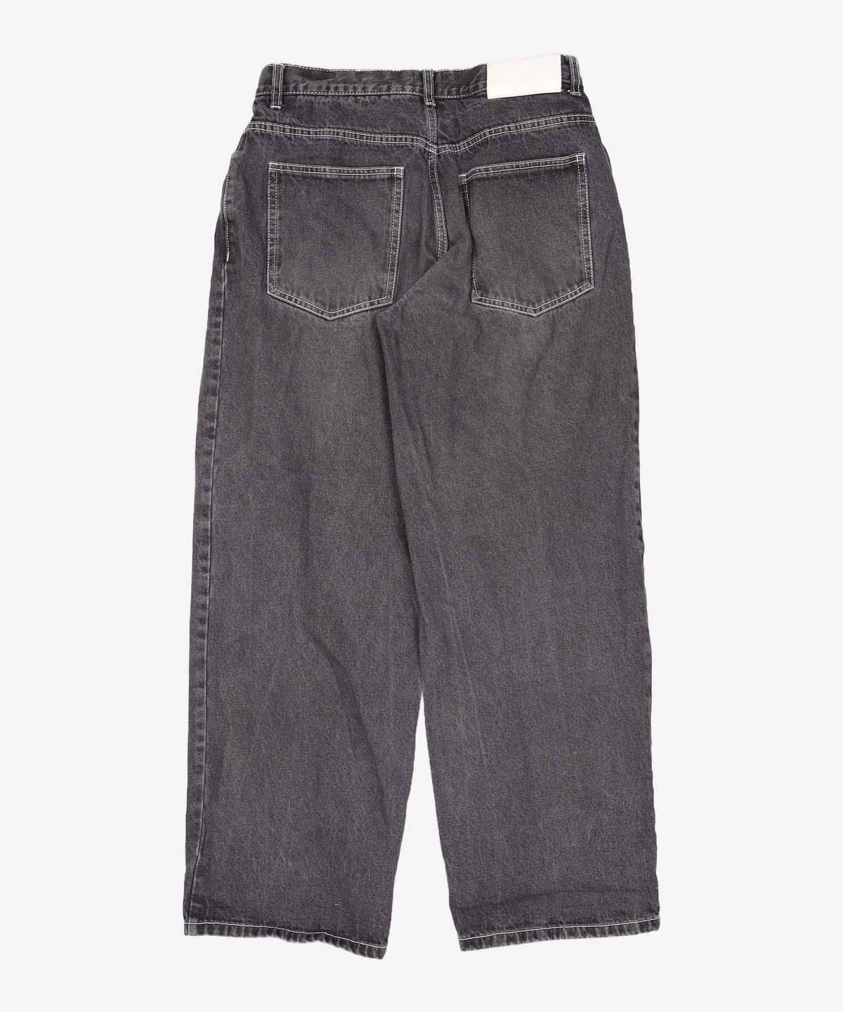 데케트(DECET) Deep Pleats Wide Jeans DCPT030Black 32
