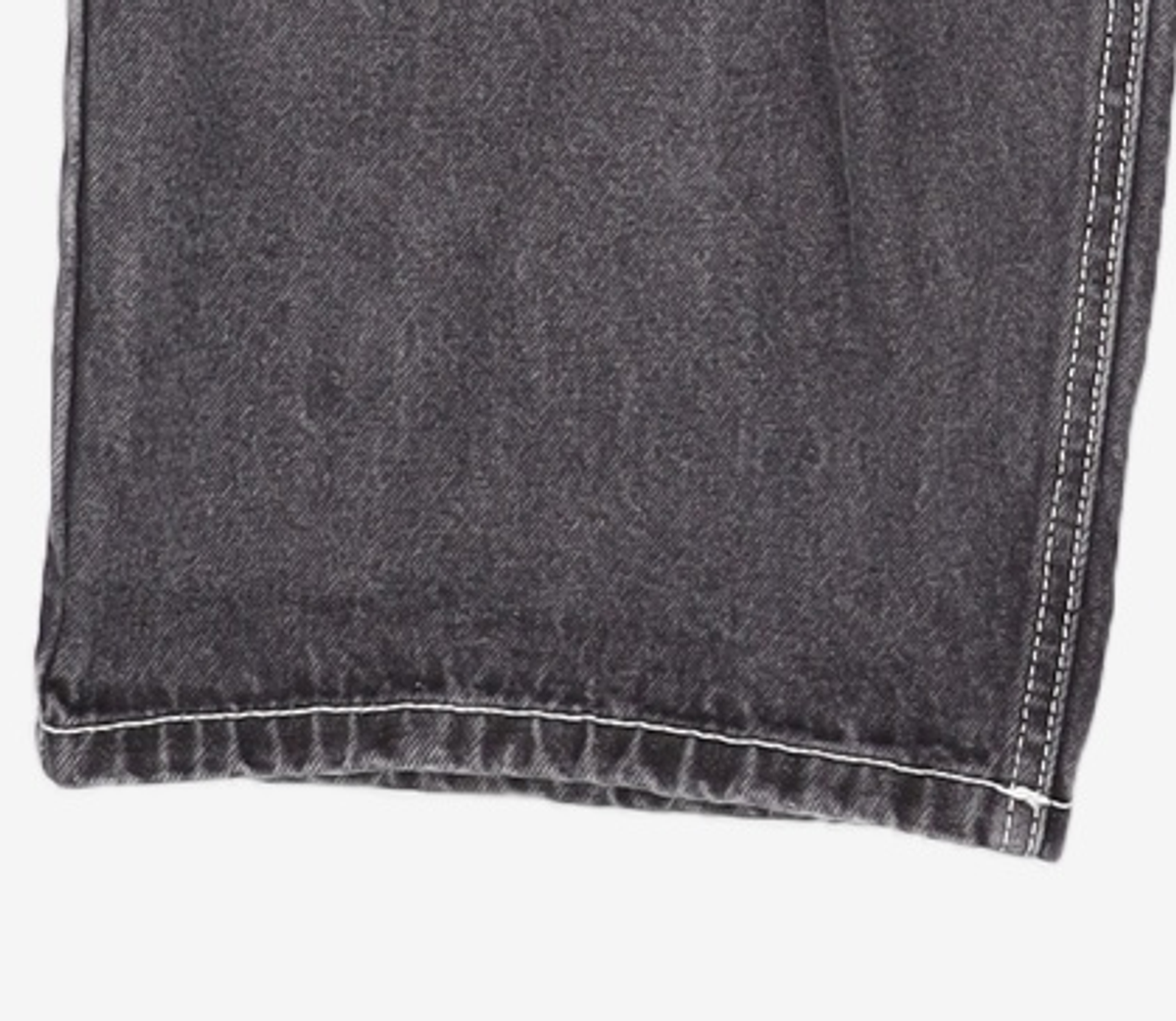 데케트(DECET) Deep Pleats Wide Jeans DCPT030Black 32