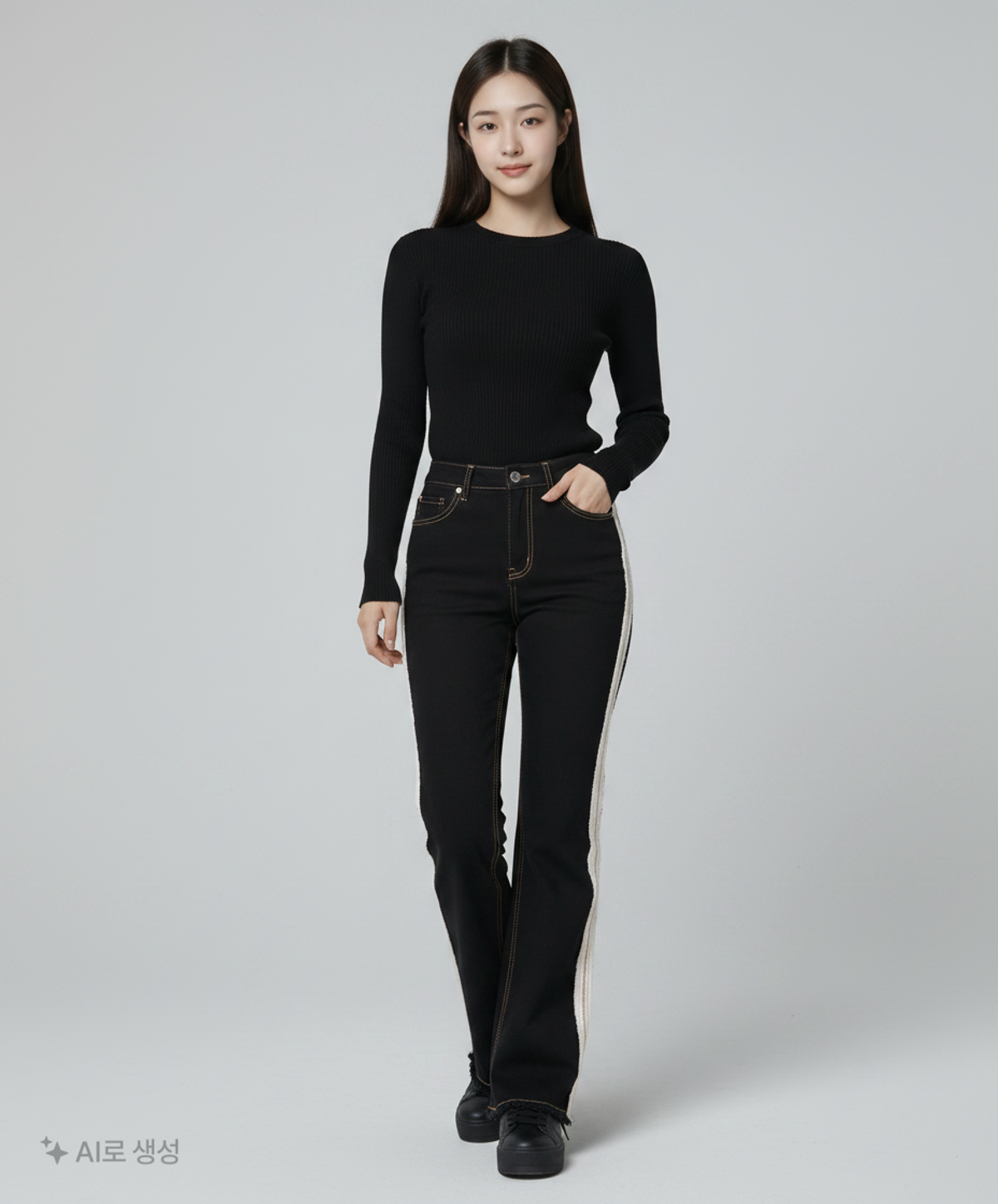 키르시(KIRSH) 청/데님 팬츠 1
