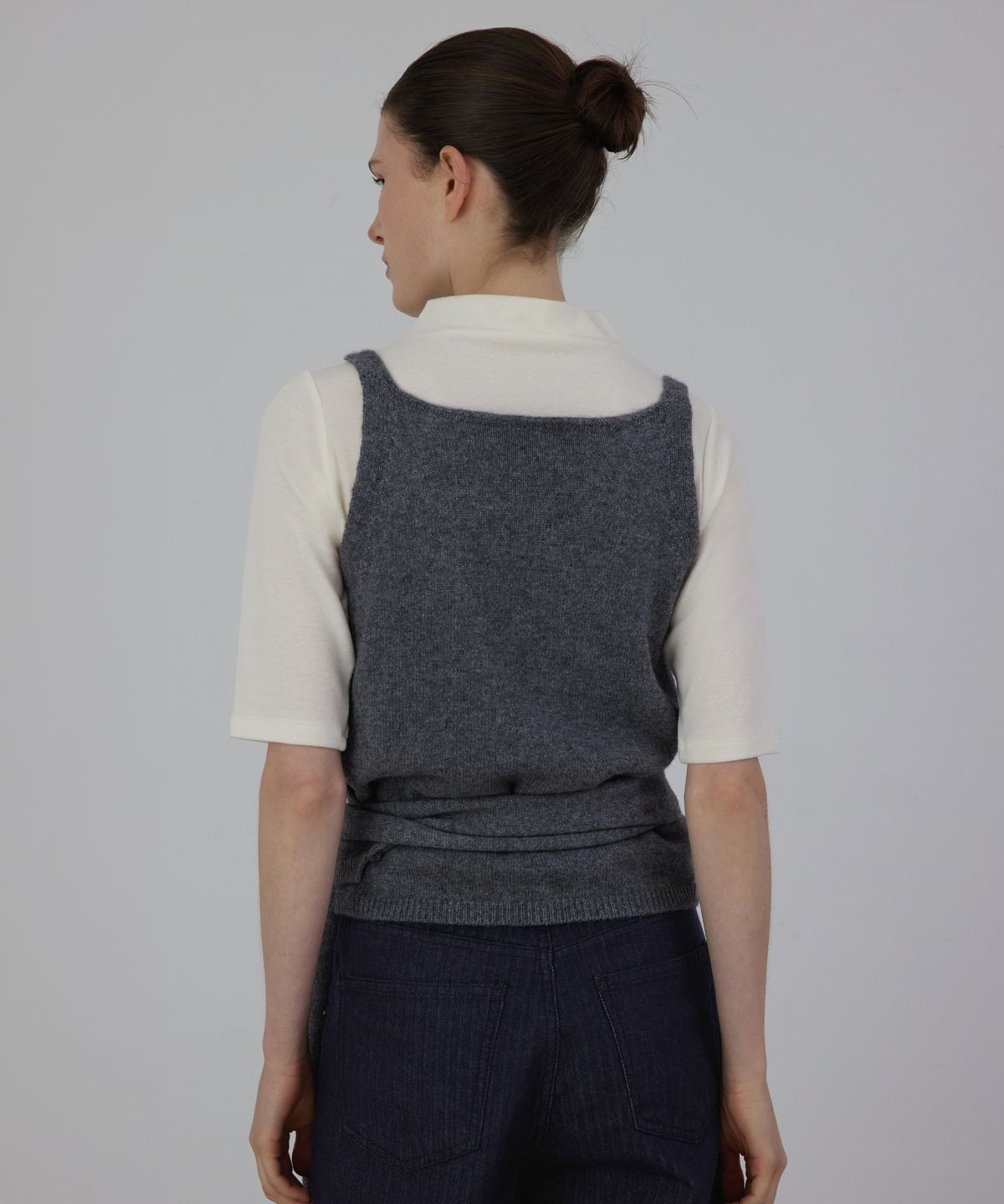 퀸스래빗(Q'SRB) Camisole Layered Knit Bustier