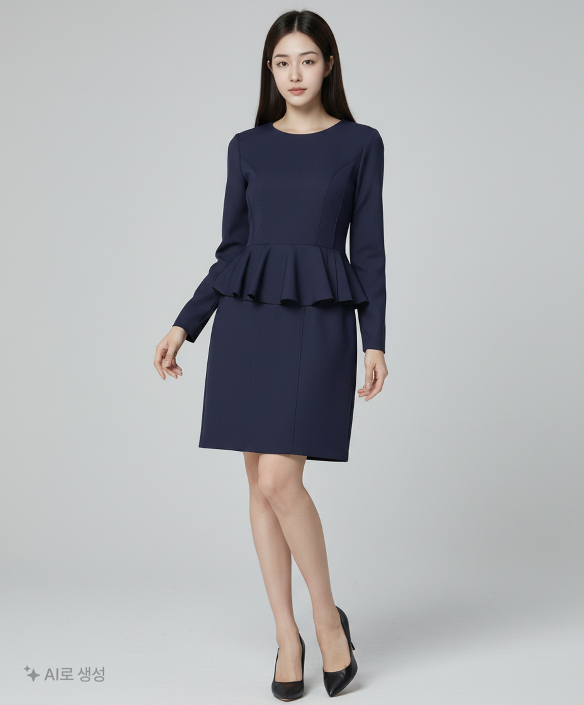 르샵(LESHOP) 미디 원피스 M