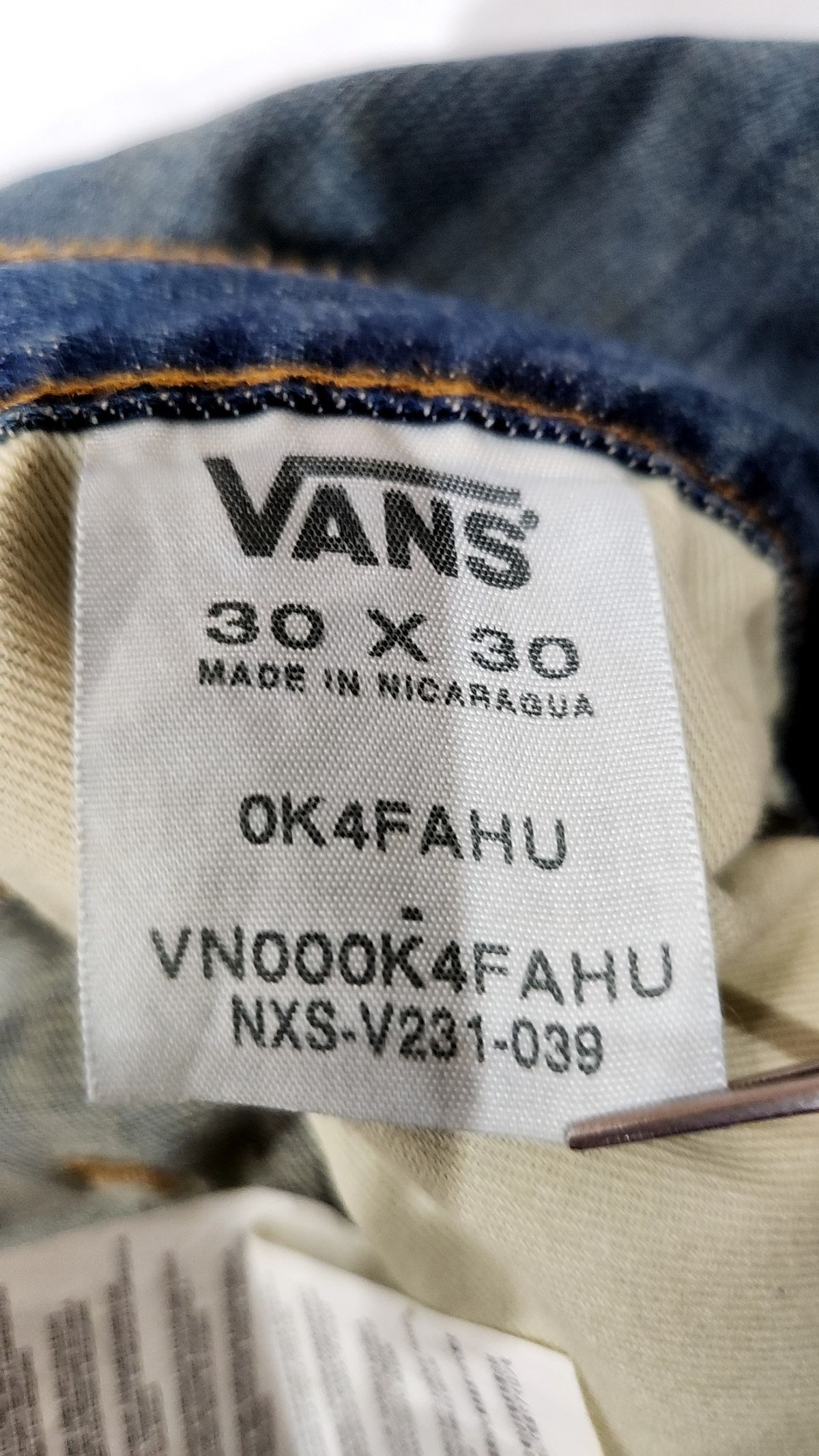 반스(VANS) 청/데님 팬츠 30