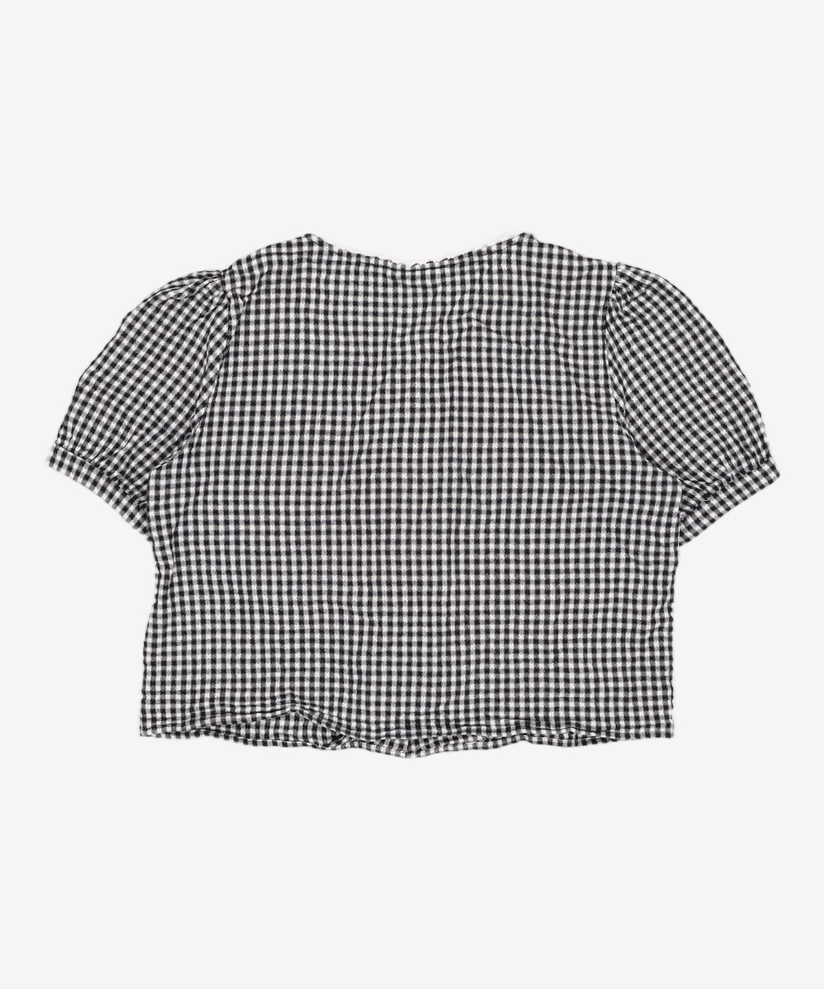 미쏘(MIXXO) 가디건형 고방체크 블라우스 MIWBWC502G S