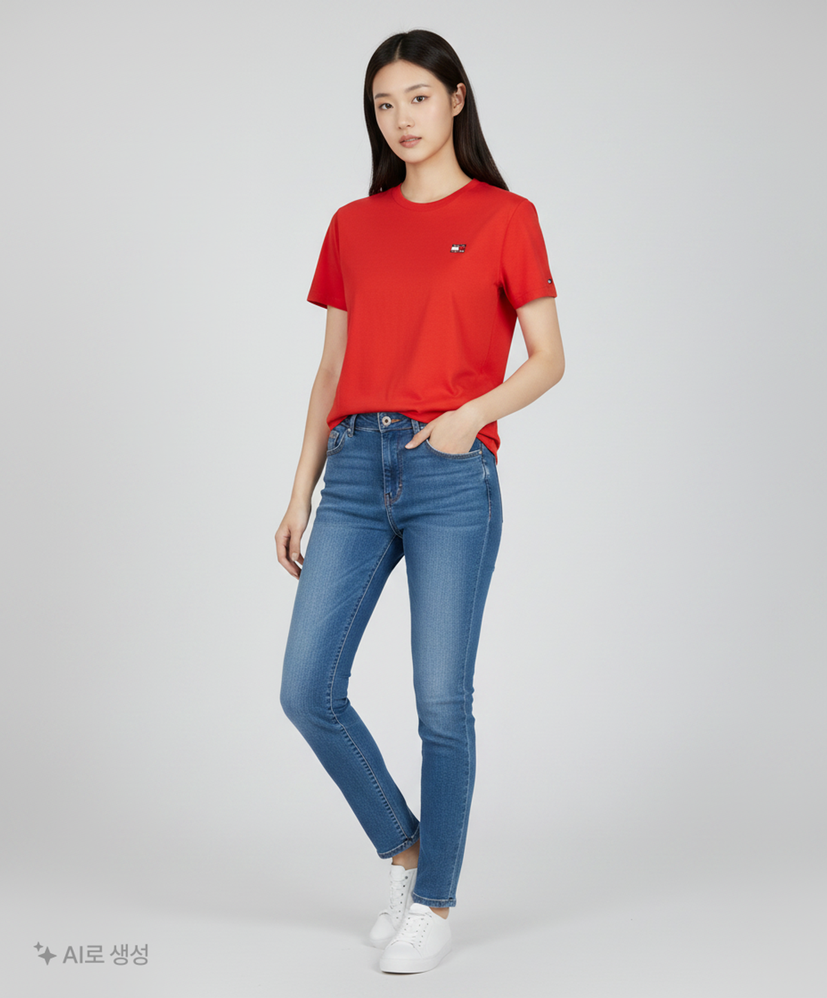 타미진스(TOMMY JEANS) 반소매 티셔츠 L