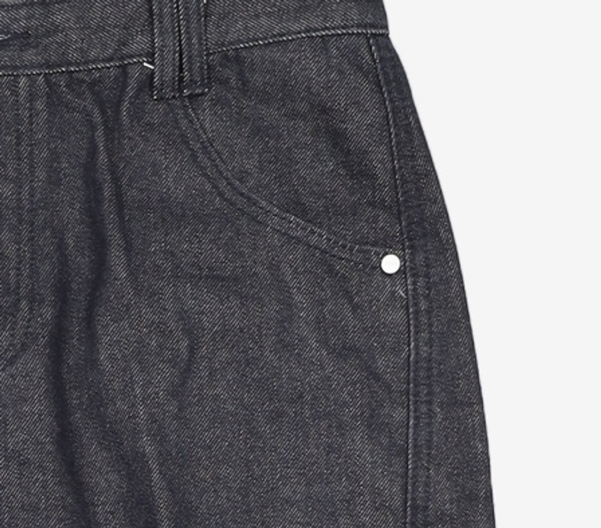 데케트(DECET) Curved Wide Jeans DCPT033Black 34