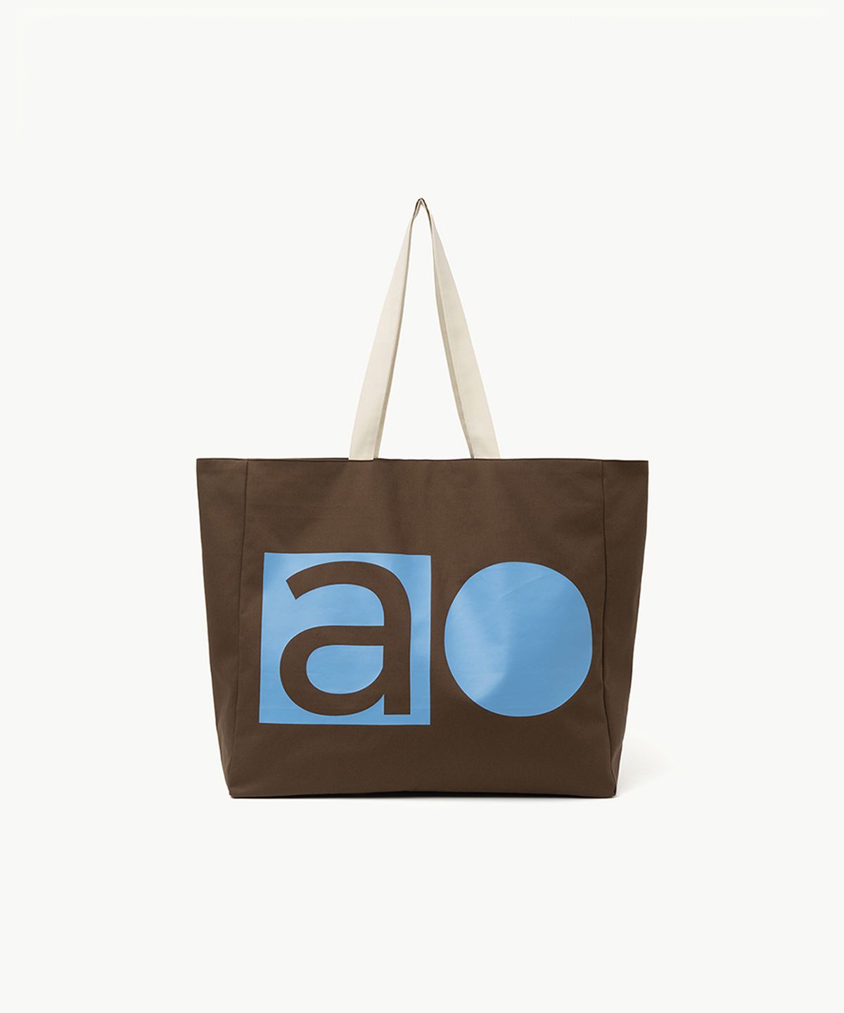 하오스(HAOS) AO BIG SHOPPER BAG (BROWN)