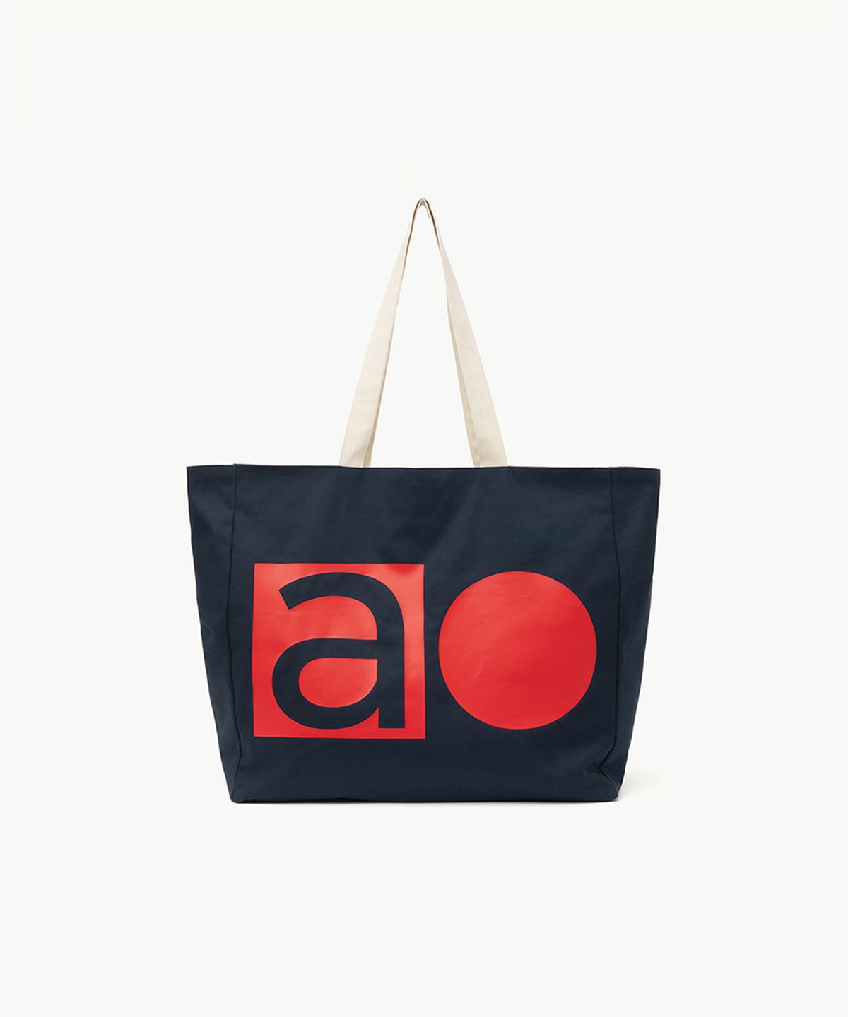 하오스(HAOS) AO BIG SHOPPER BAG (NAVY)