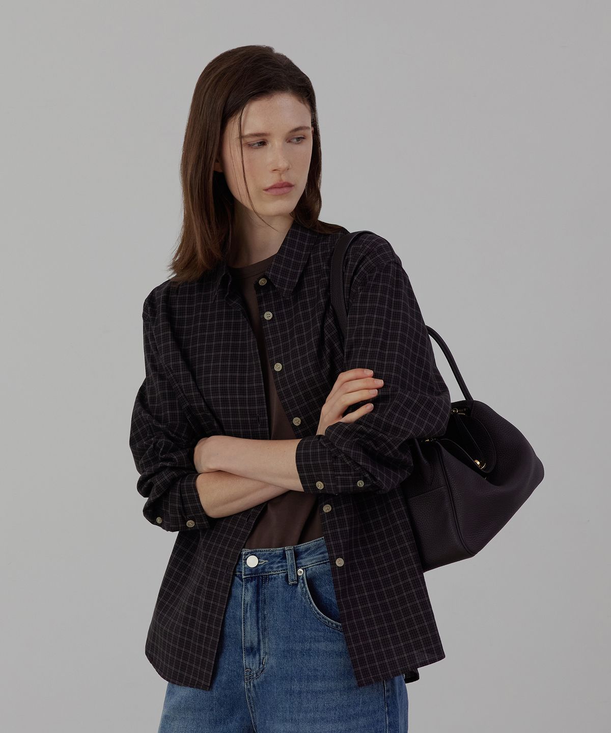 퀸스래빗(Q'SRB) Heritage Fog Check Shirt