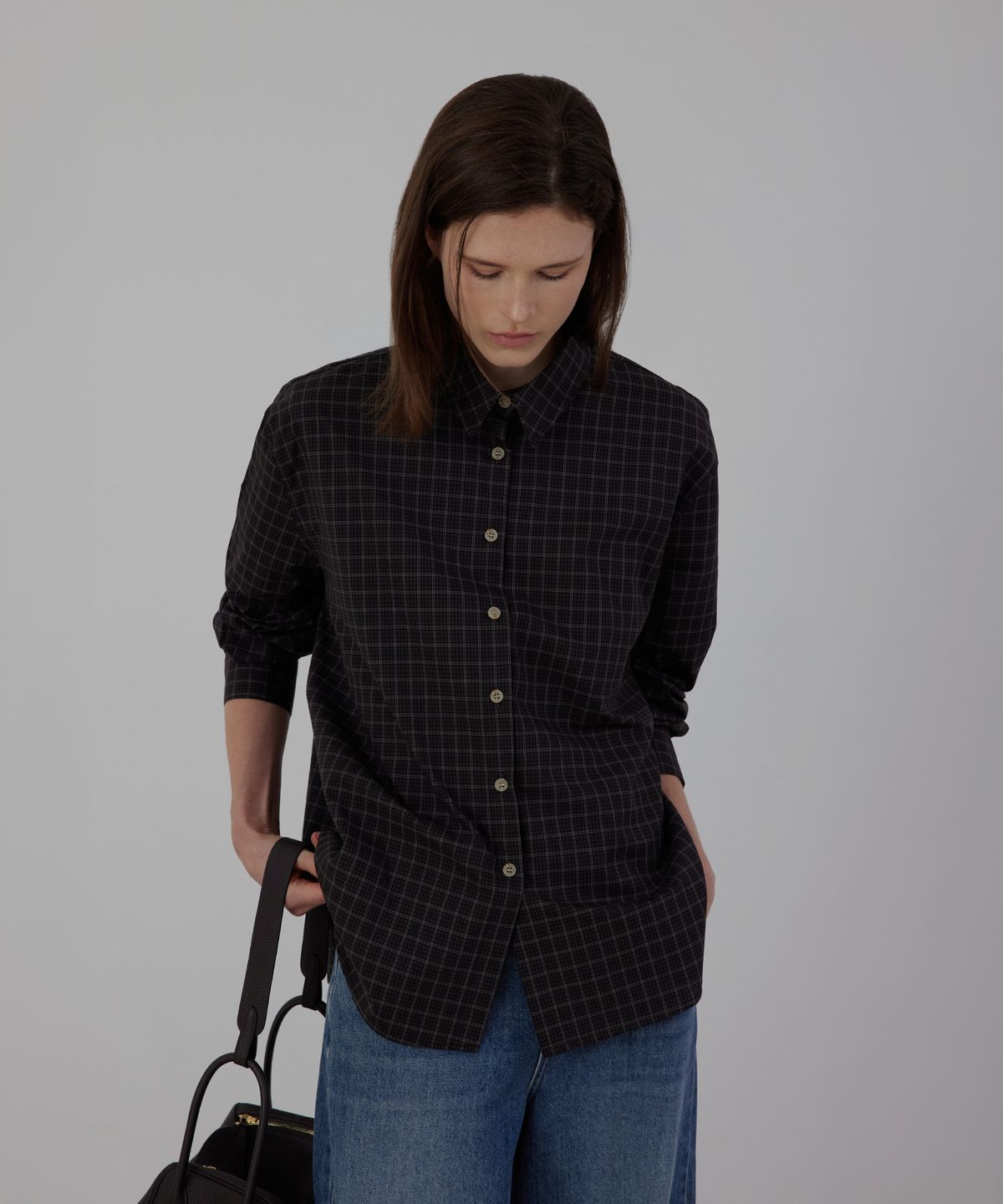 퀸스래빗(Q'SRB) Heritage Fog Check Shirt