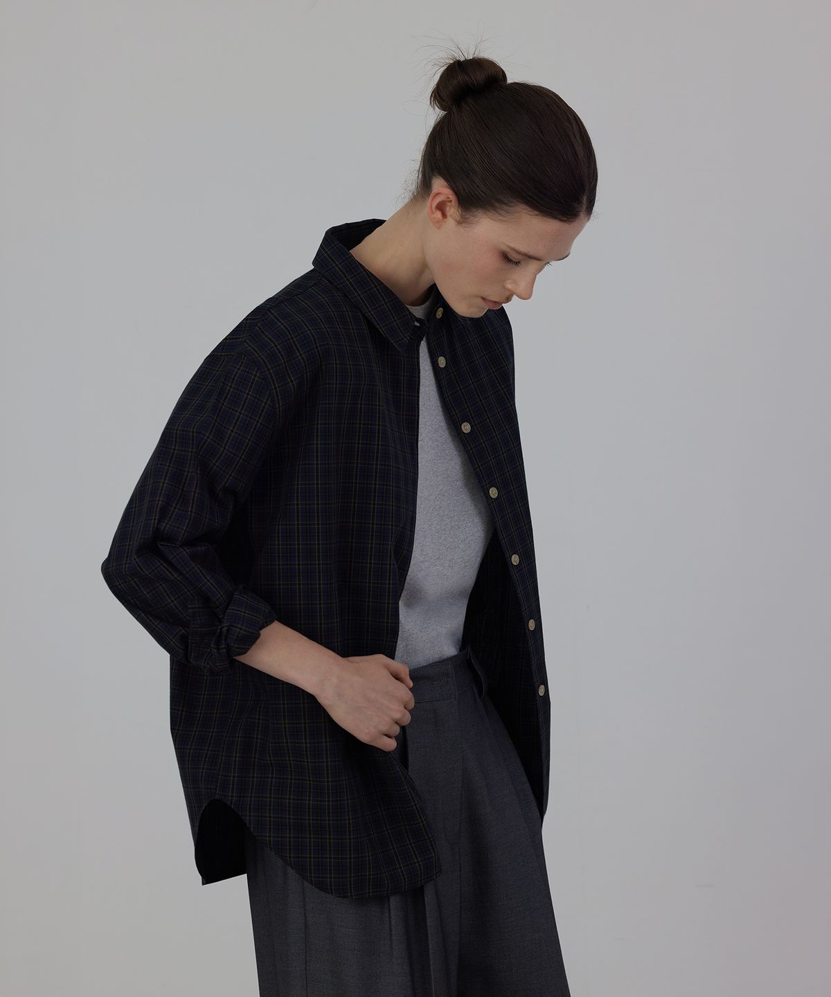 퀸스래빗(Q'SRB) Heritage Fog Check Shirt