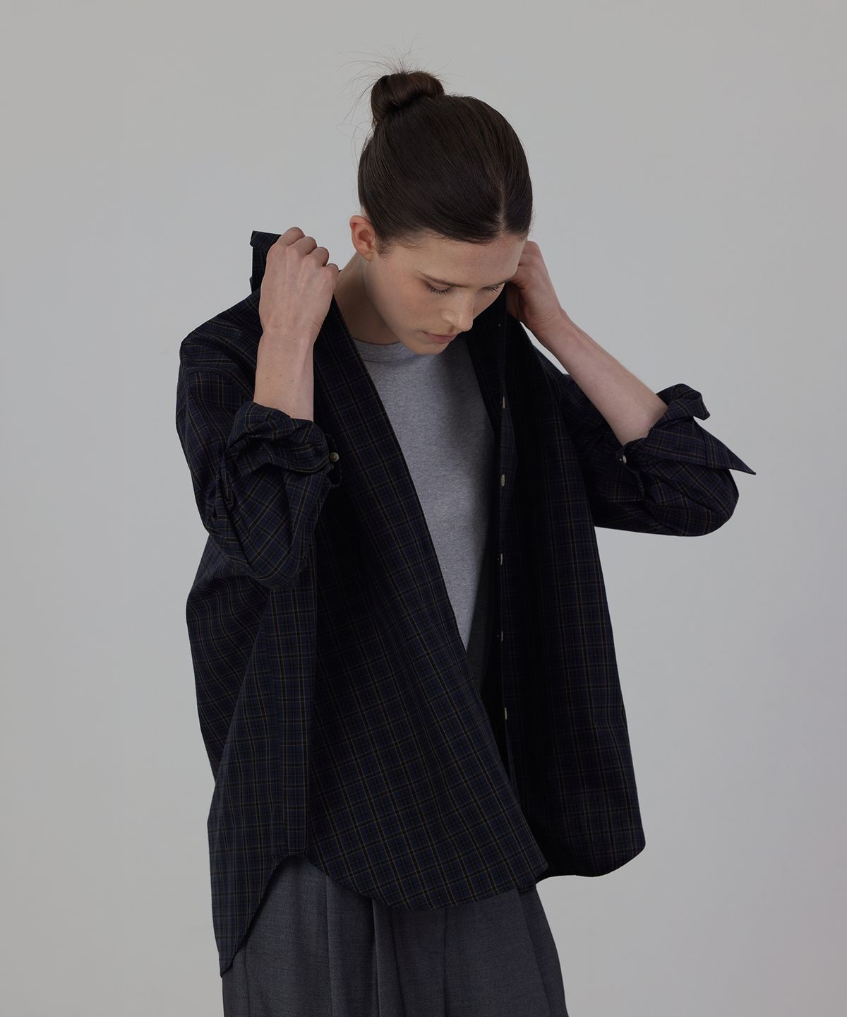 퀸스래빗(Q'SRB) Heritage Fog Check Shirt