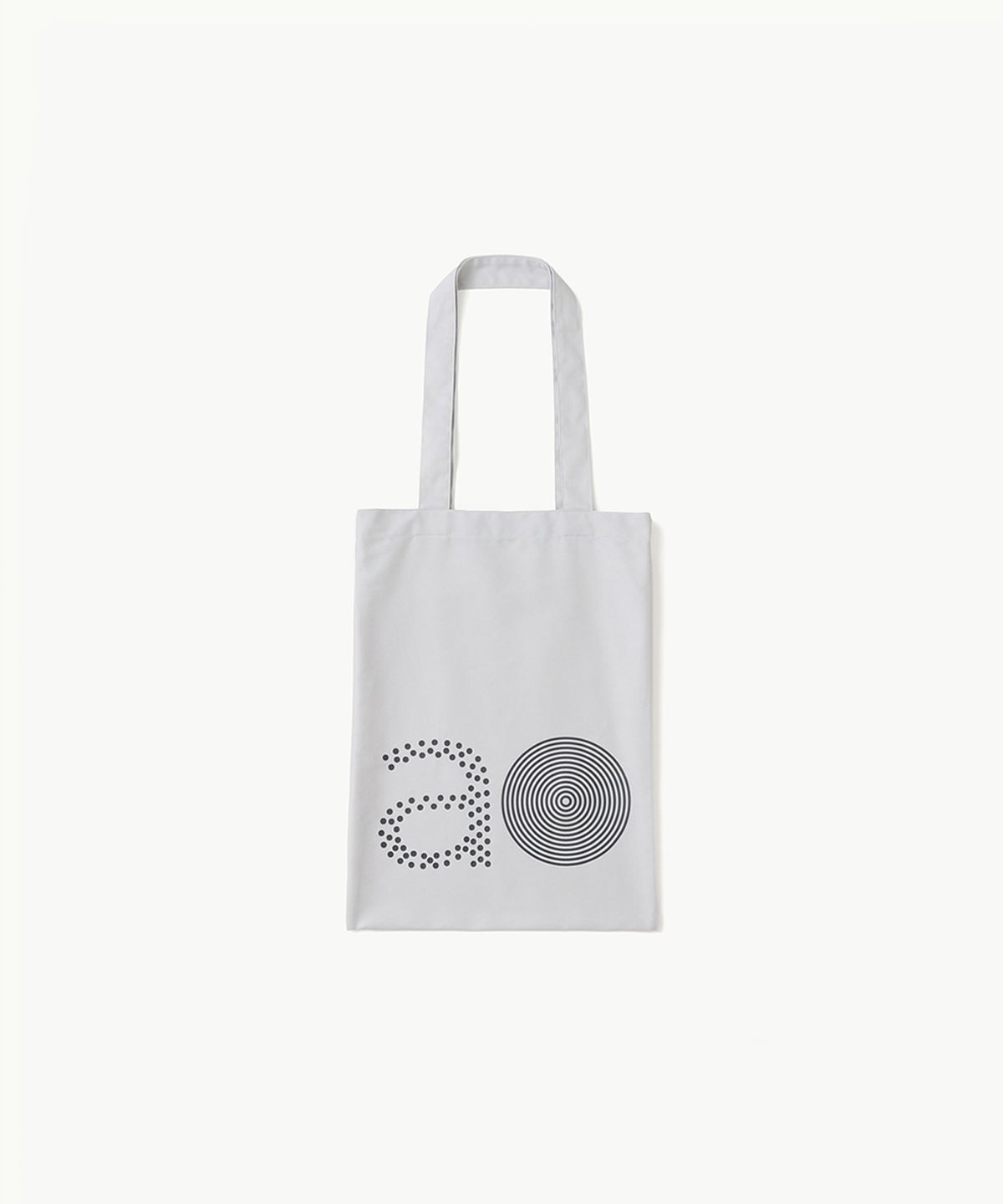 하오스(HAOS) AO DOT LOGO BAG (LIGHT GREY)