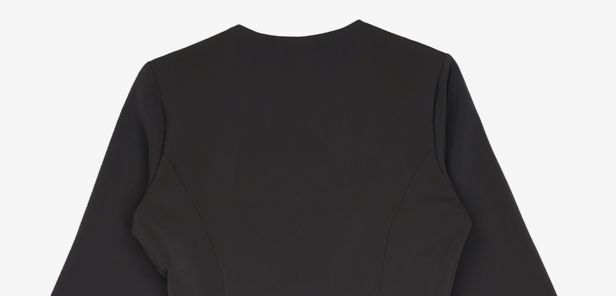 엽페(YUPPE) button flare onepiece_black FREE