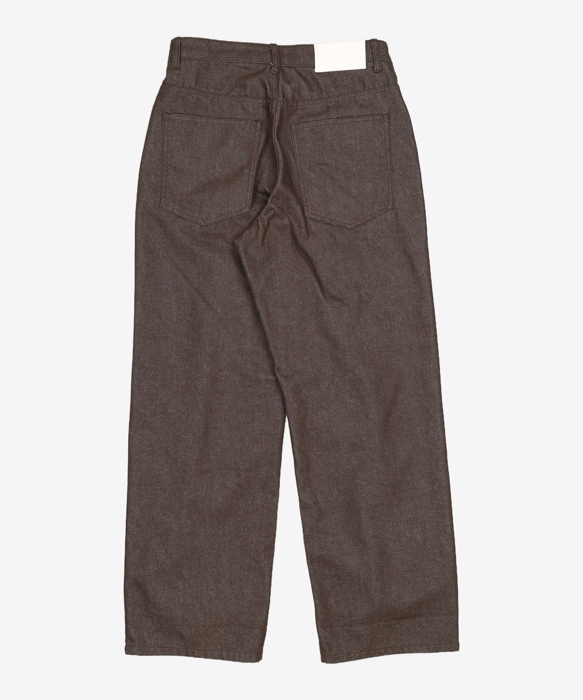 데케트(DECET) Deep Pleats Wide Jeans DCPT030Black 30