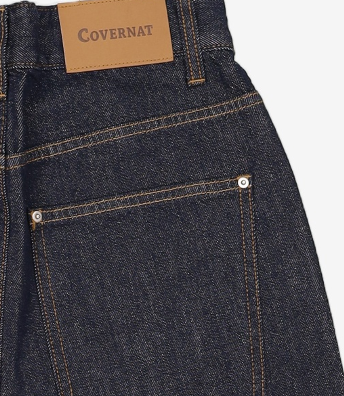 커버낫(COVERNAT) 버뮤다 데님 쇼츠 Indigo S