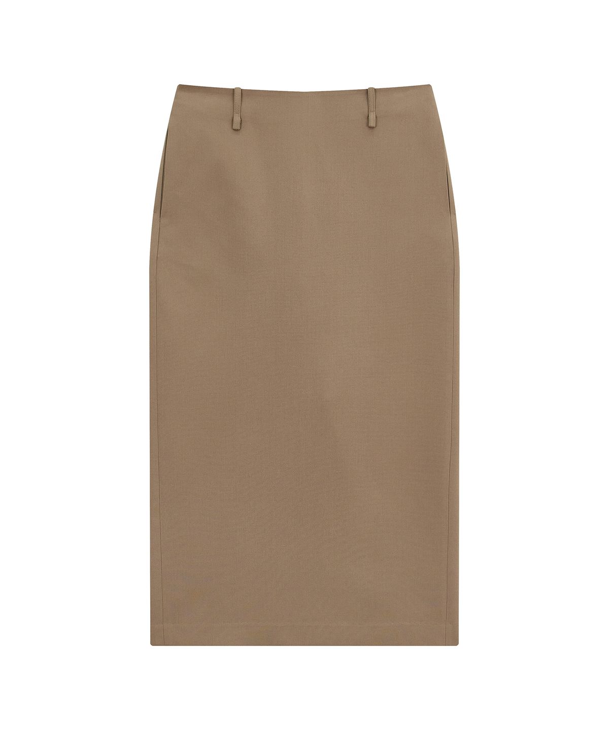 퀸스래빗(Q'SRB) Textured Wool-Blend Pencil Skirt