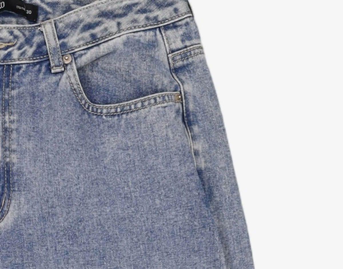 미쏘(MIXXO) 롱와이드 데님 MIWTJD343J 30