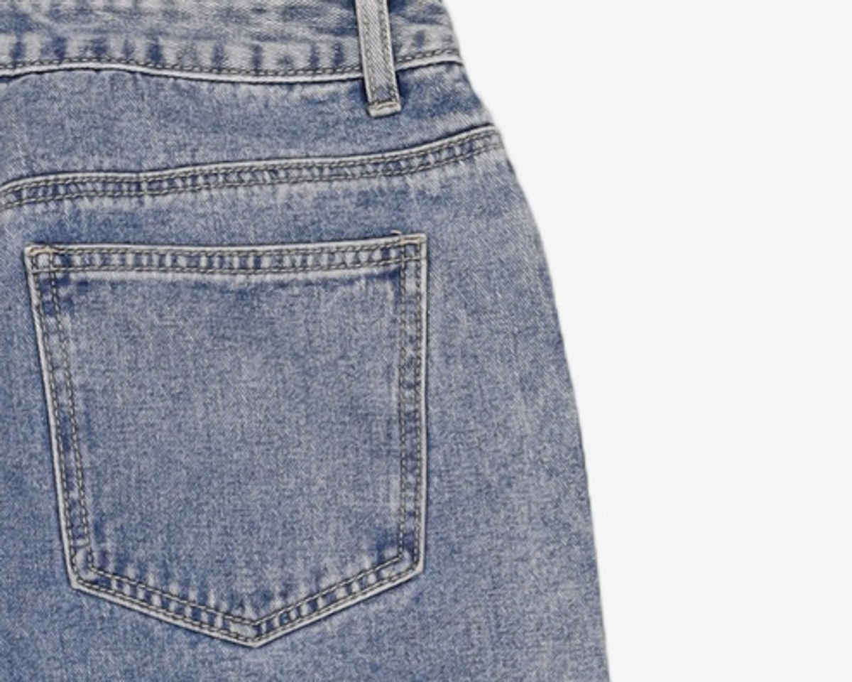 미쏘(MIXXO) 롱와이드 데님 MIWTJD343J 30
