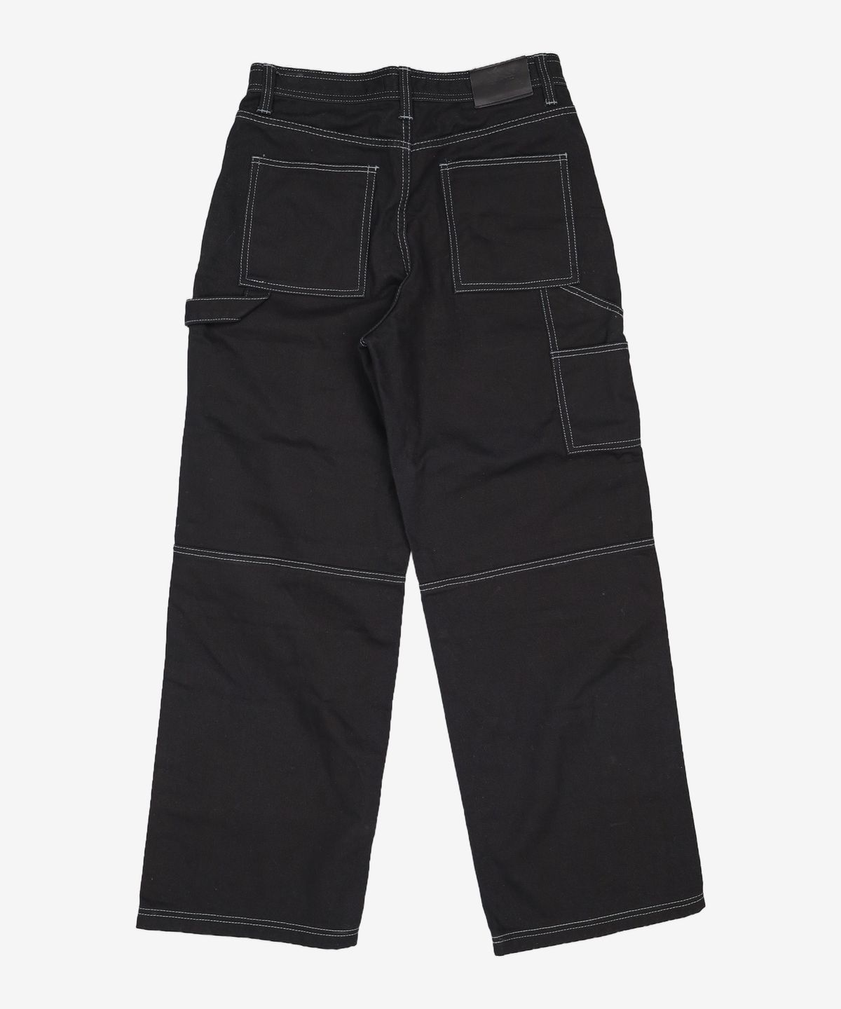 메종미네드(MAISON MINED) FORE POCKET CARPENTER WIDE PANTS BLACK 48