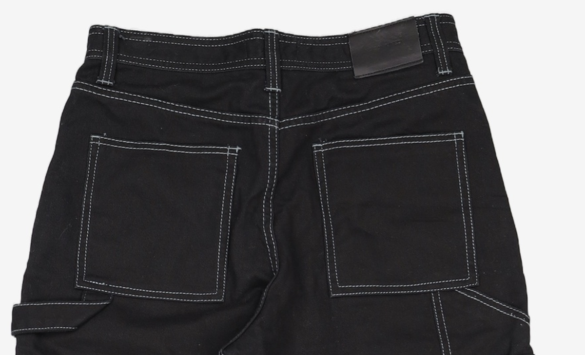 메종미네드(MAISON MINED) FORE POCKET CARPENTER WIDE PANTS BLACK 48
