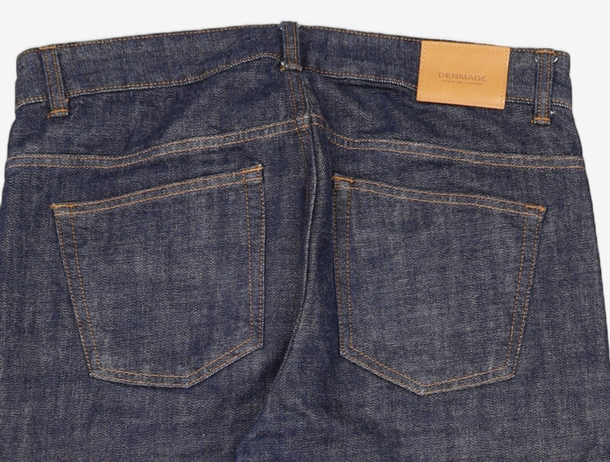 덴메이드(DENMADE) DEN0841 mid-indigo selvedge[straight long fit] L